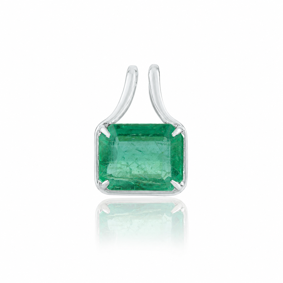 Rectangular Emerald Cut Pendant