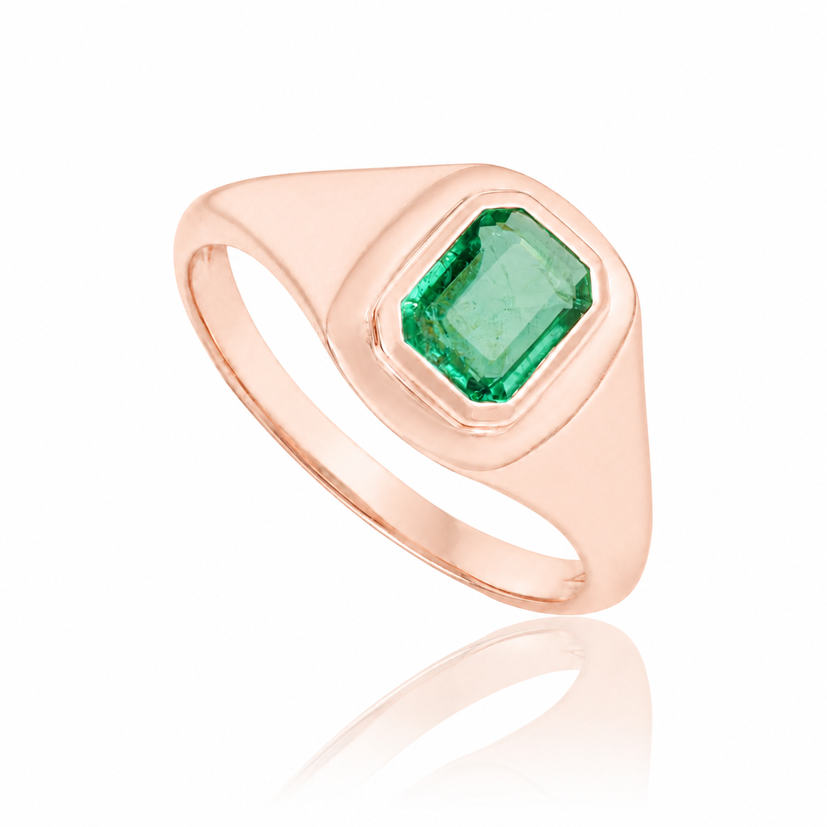 Emerald Signet Ring