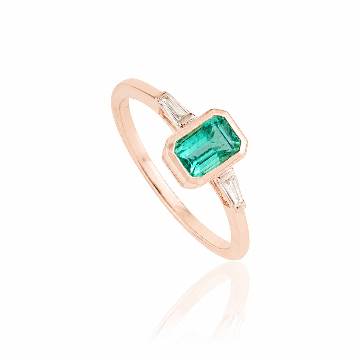 Emerald & Diamond Ring