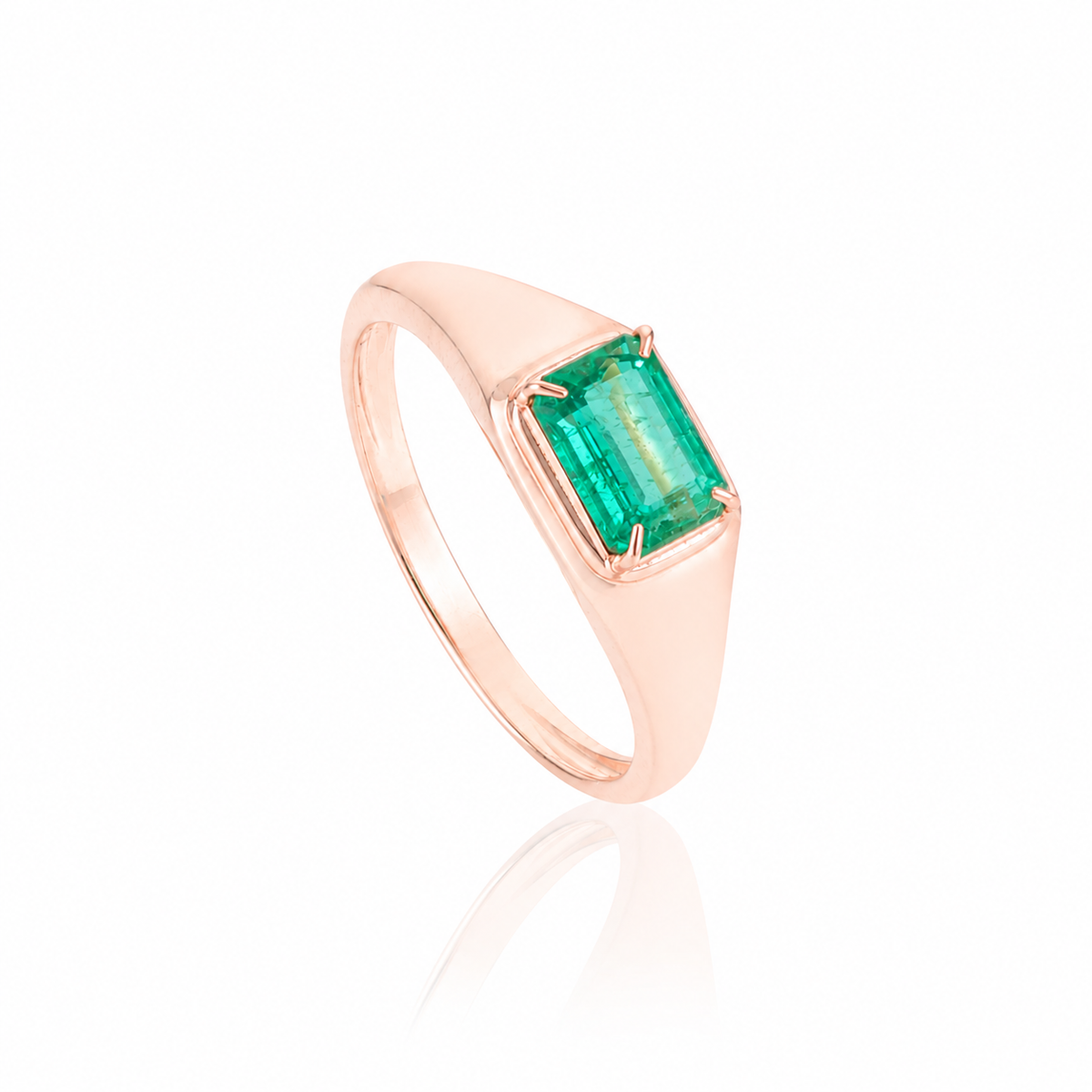 Emerald Signet Ring