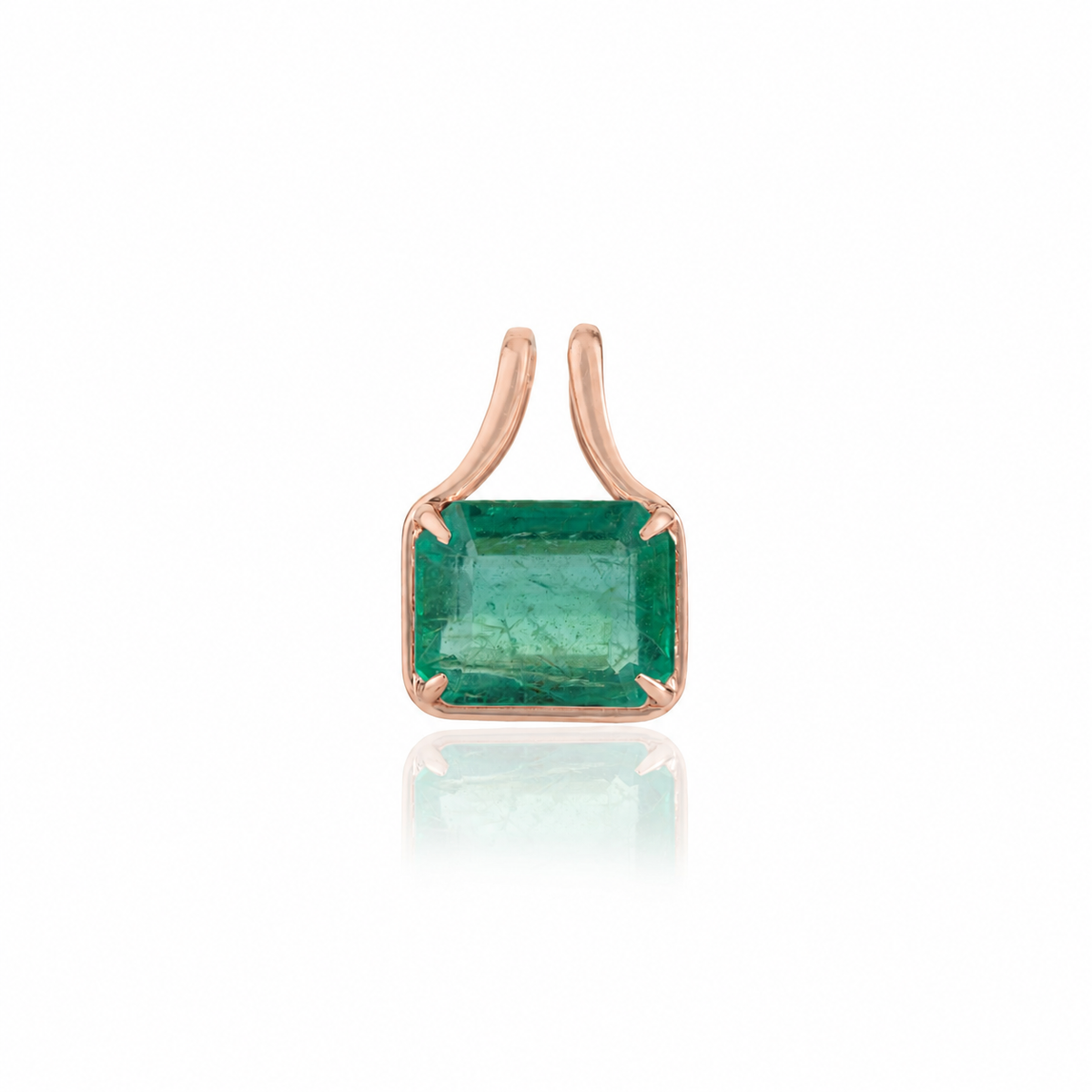 Rectangular Emerald Cut Pendant