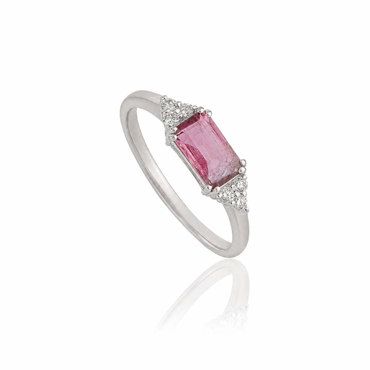 Tourmaline Diamond Ring