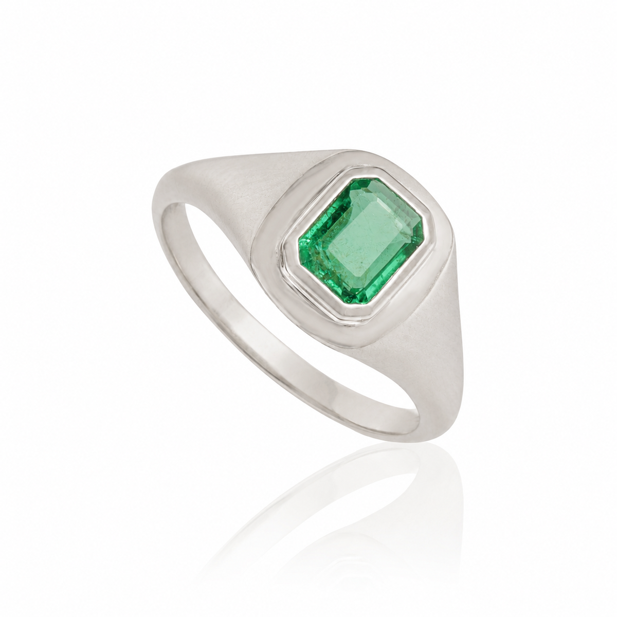 Emerald Signet Ring