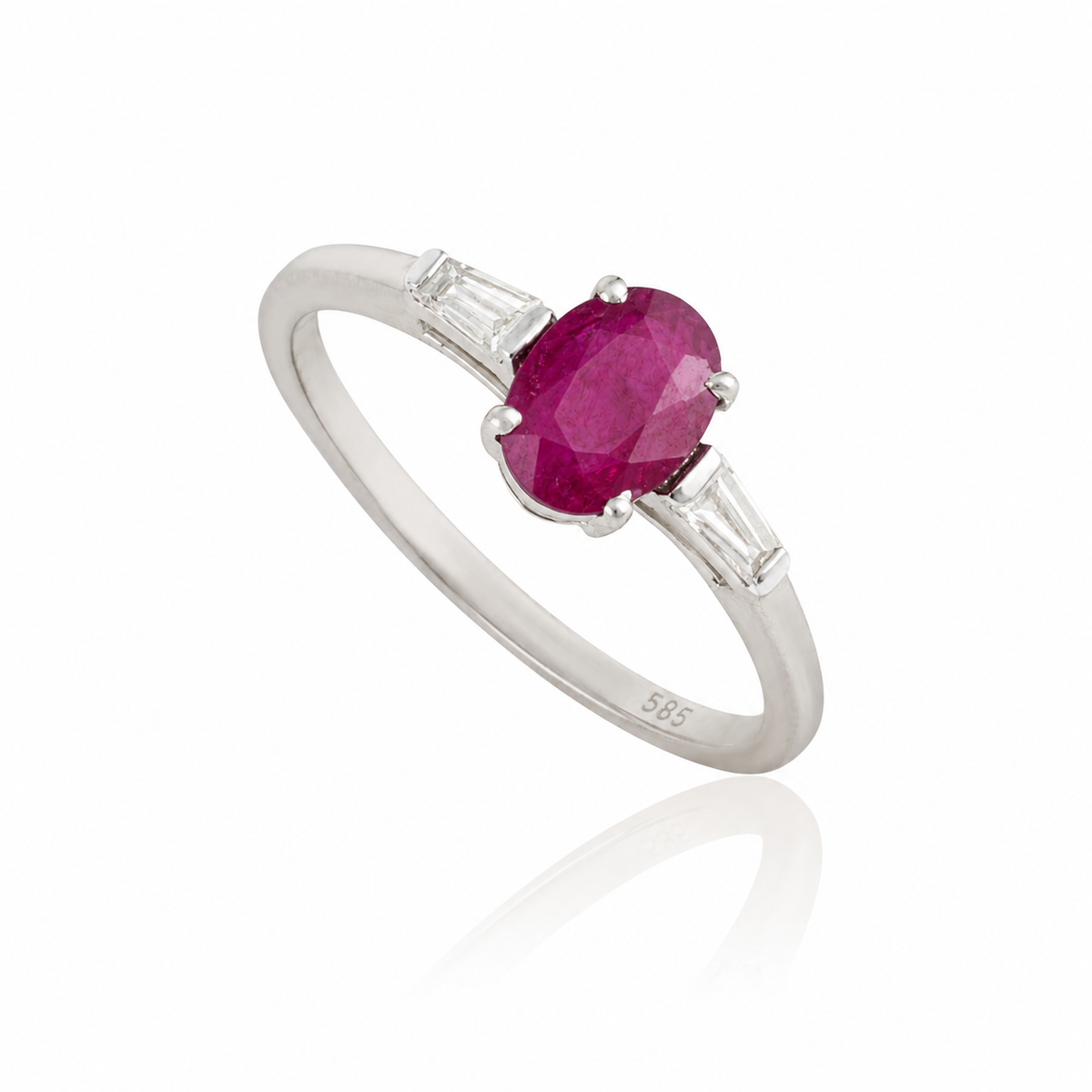 Ruby Diamond Ring