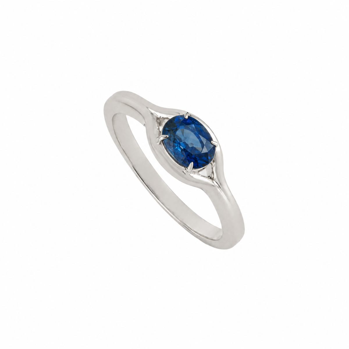 Blue Sapphire Gold Ring