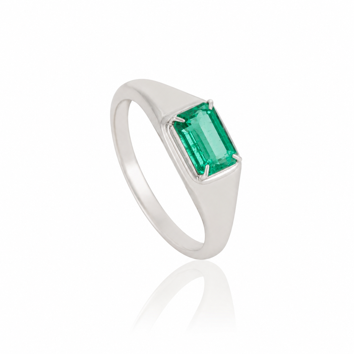 Emerald Signet Ring