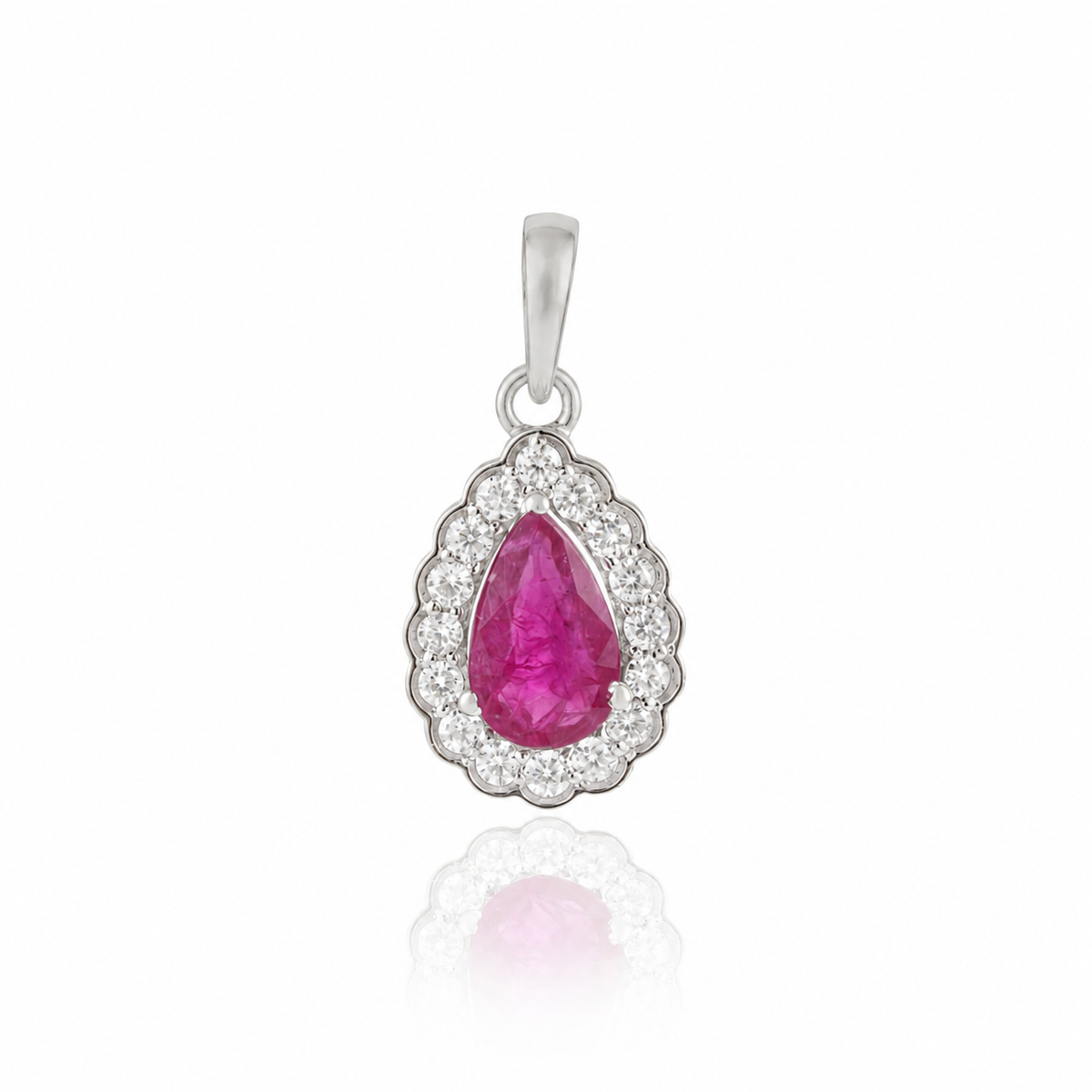 Ruby Diamond Pendant