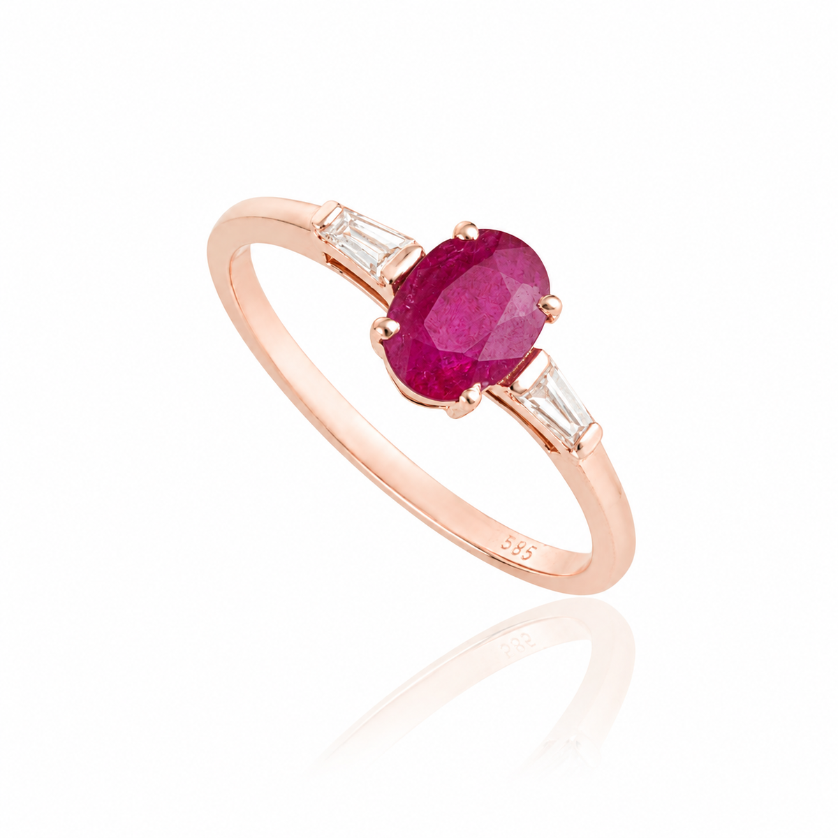 Ruby Diamond Ring