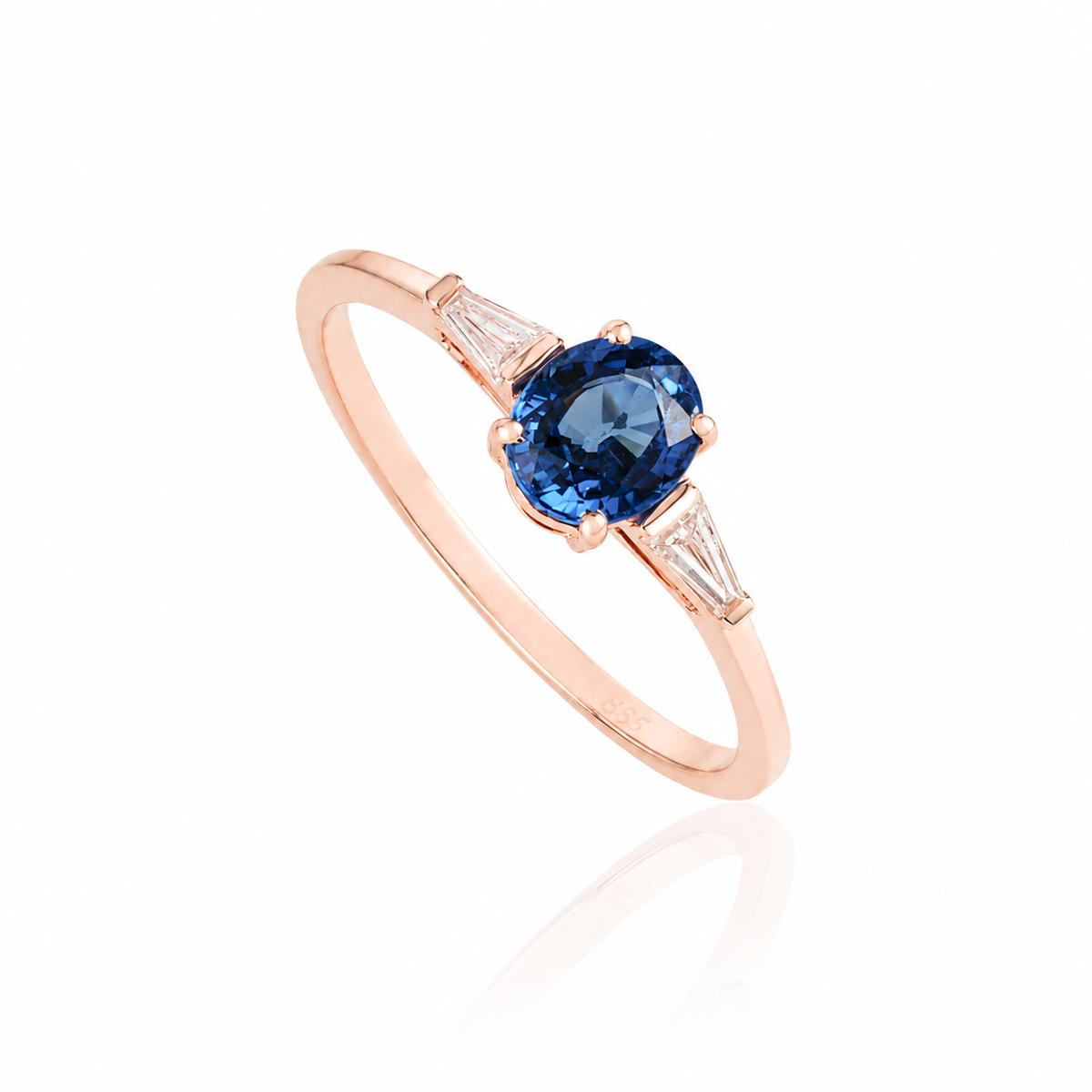 Sapphire Diamond Ring