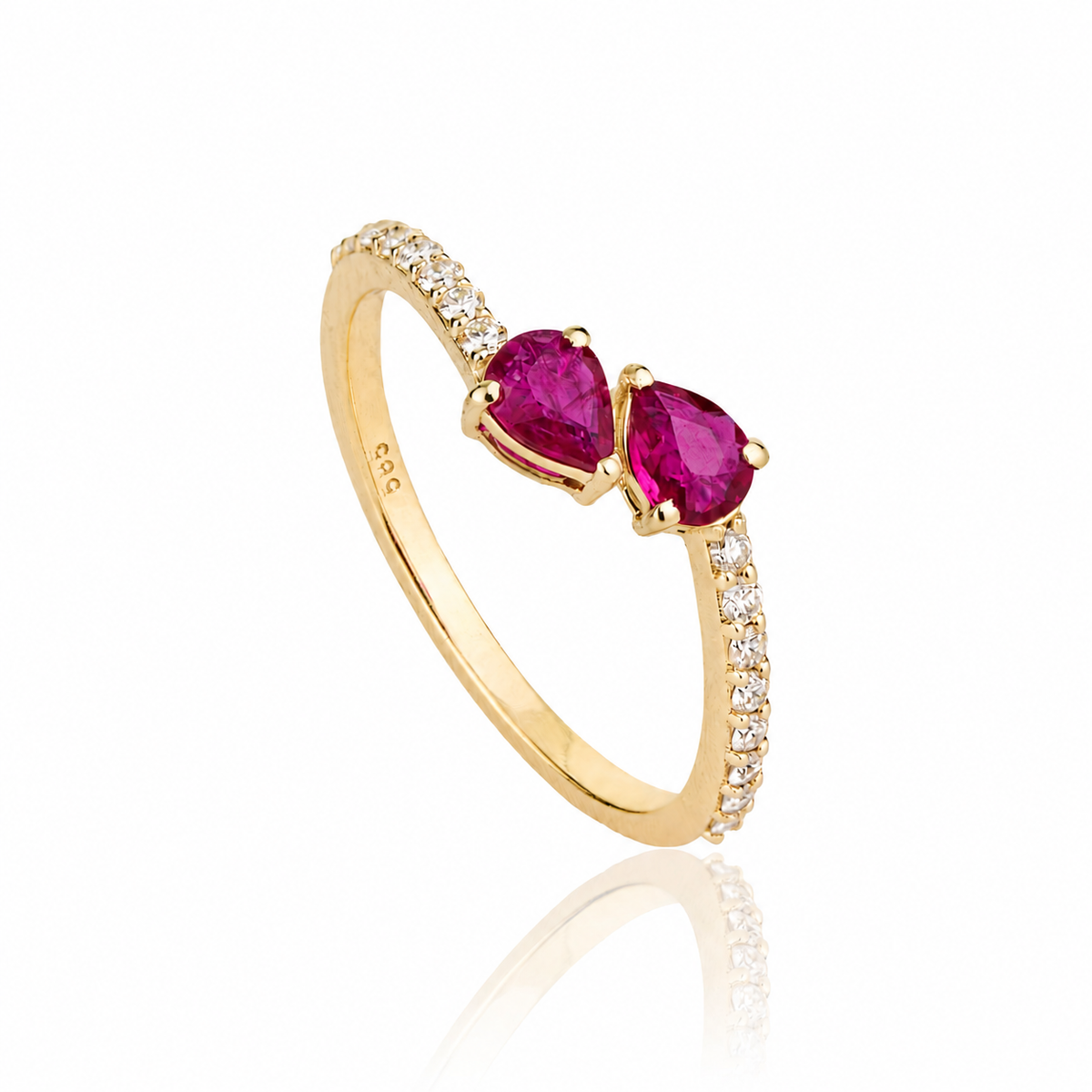 Ruby Diamond Ring for Women