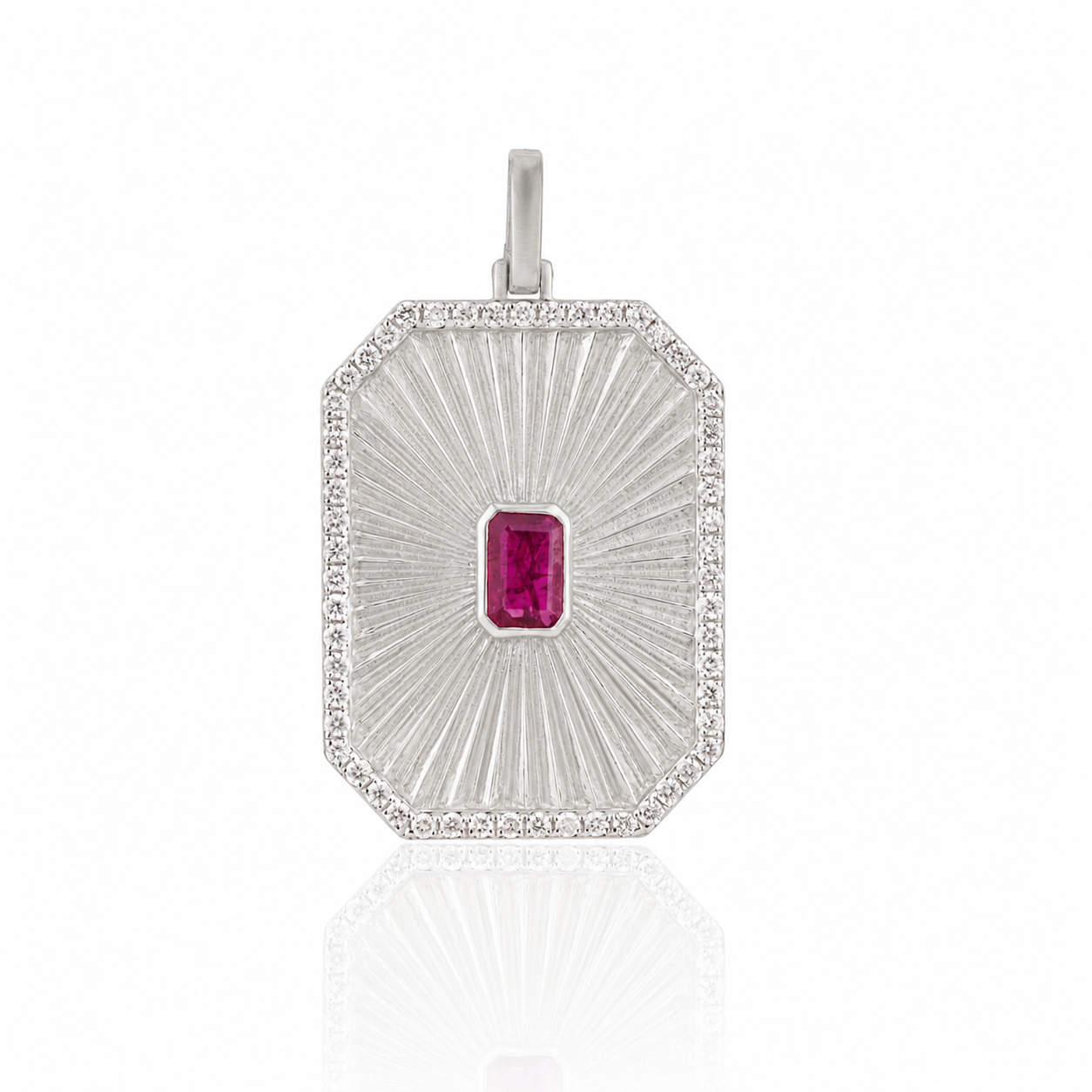 Ruby Diamond Pendant