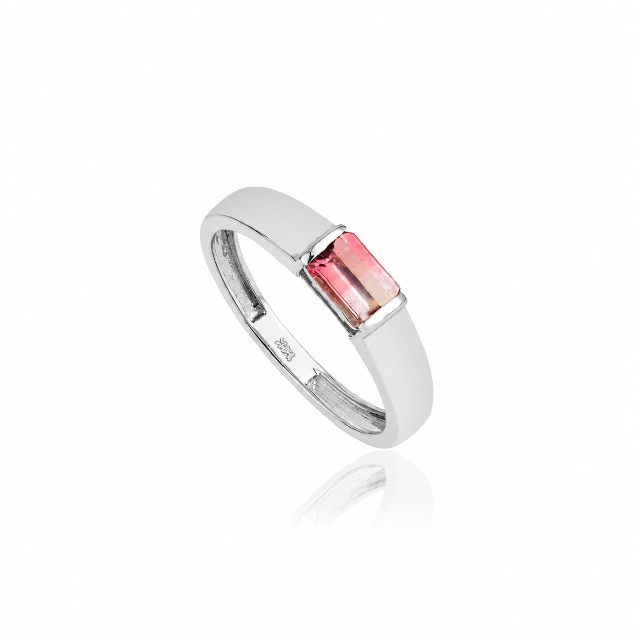 Watermelon Tourmaline Ring