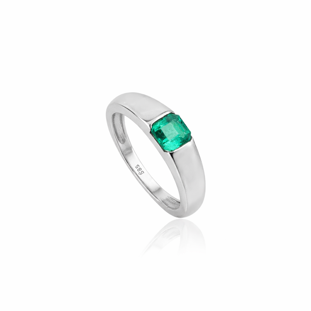 Emerald Signet Ring