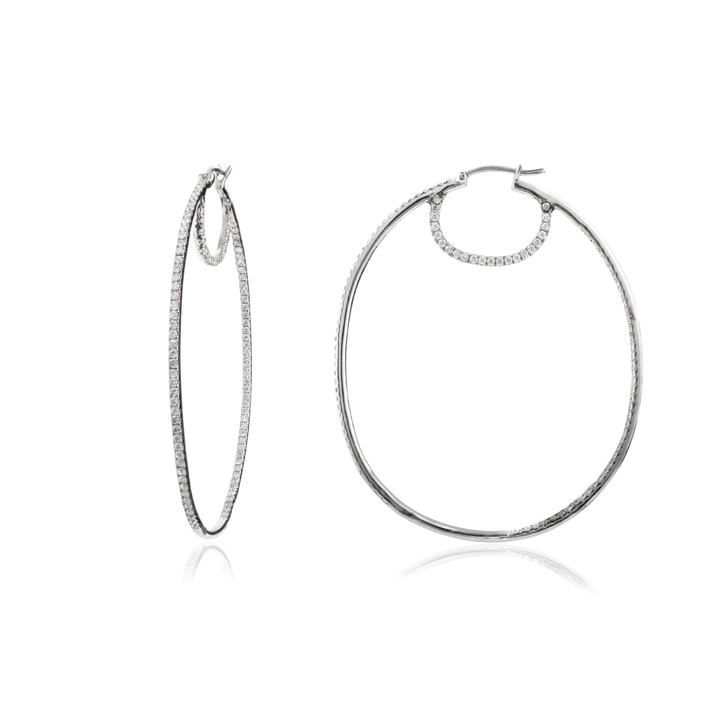 Diamond 18K Gold Earring