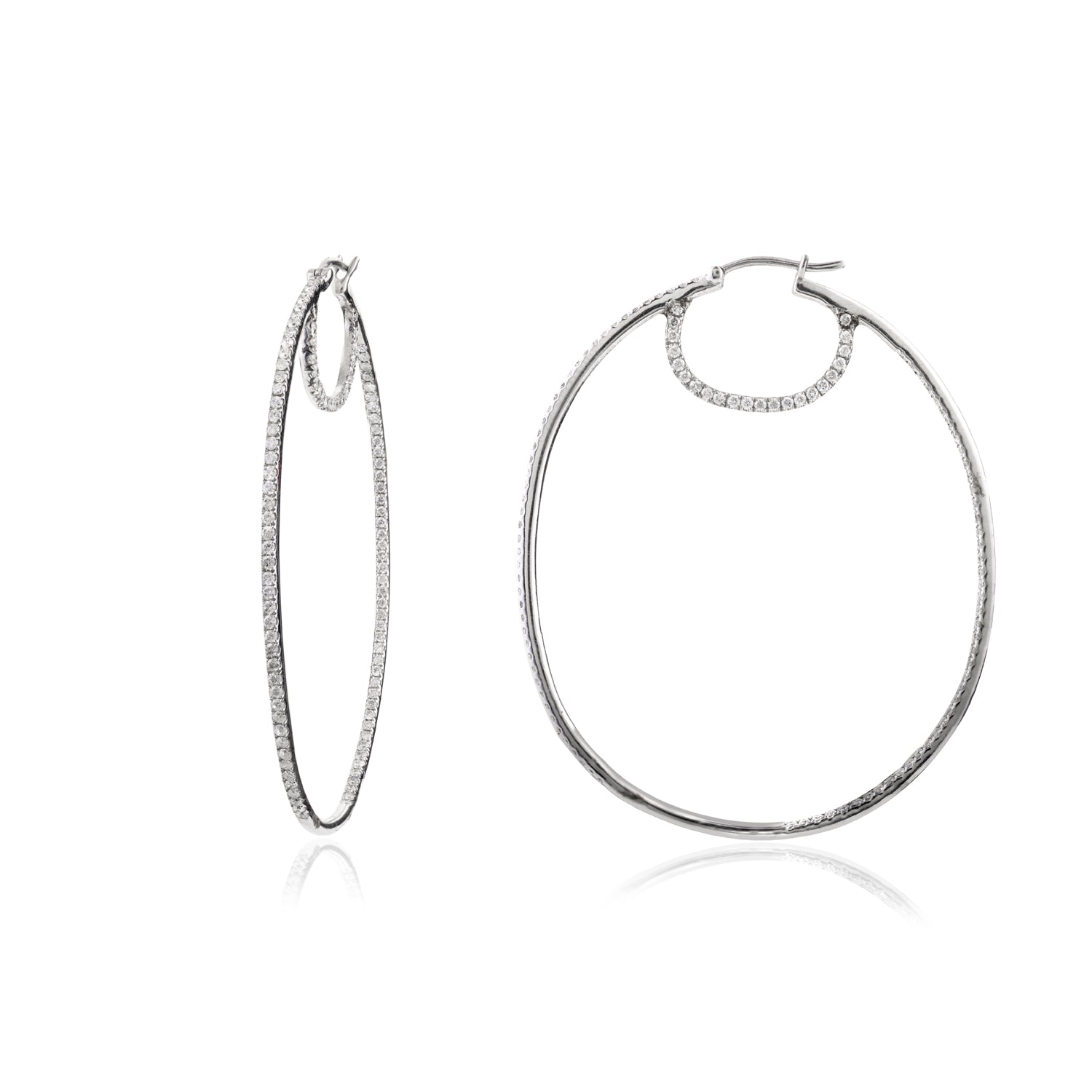 Diamond 18K Gold Earring