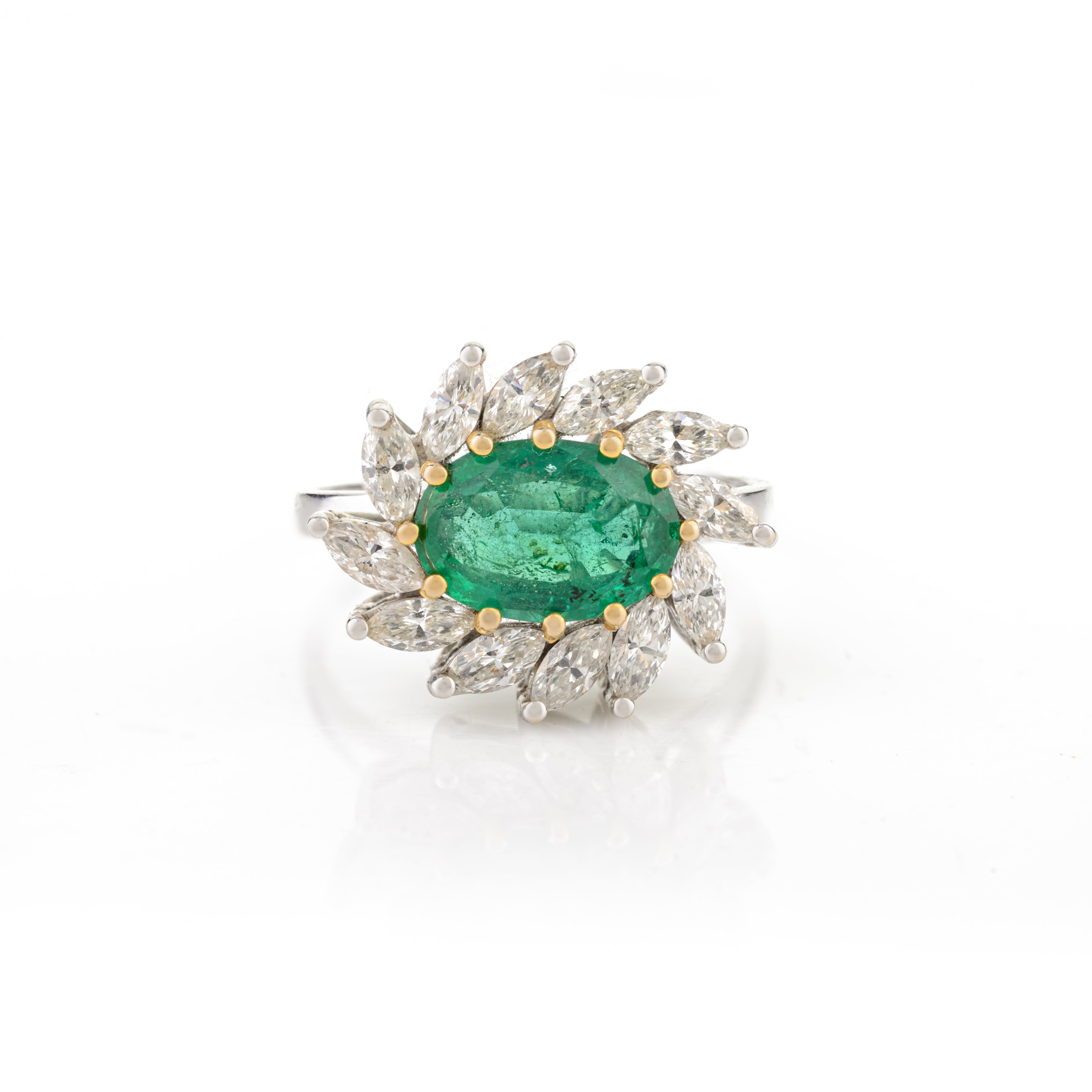 Emerald Diamond Ring