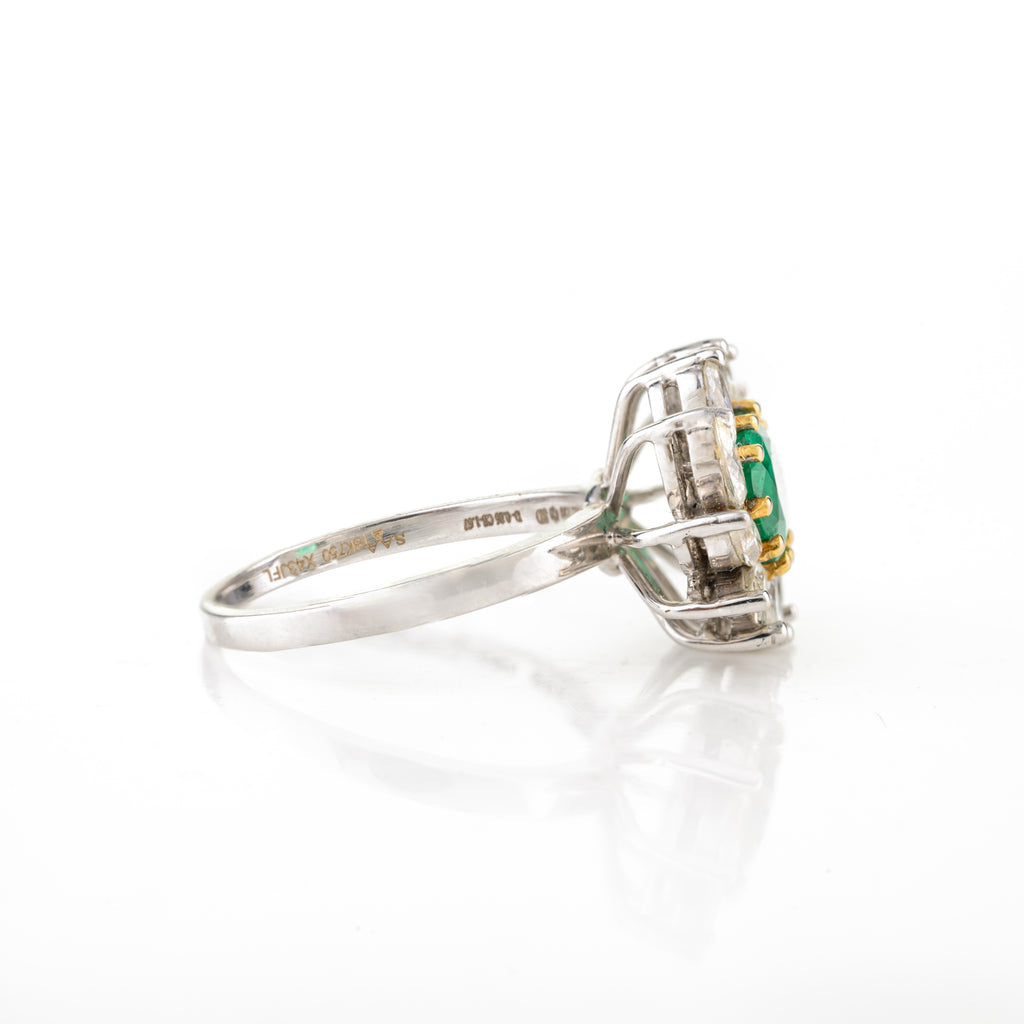 Emerald Diamond Ring
