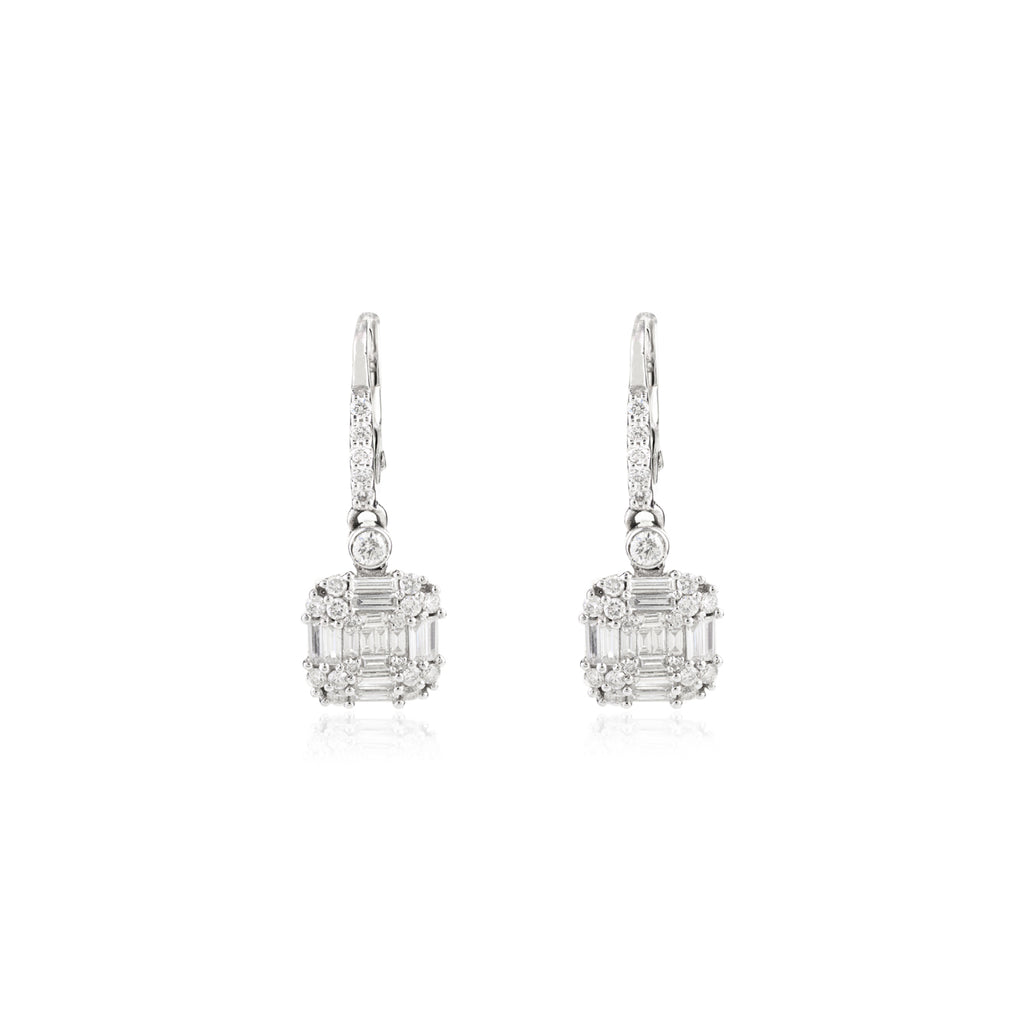 Diamond 18K Gold Earring