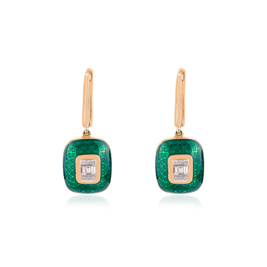 Emerald 18K Gold Earring