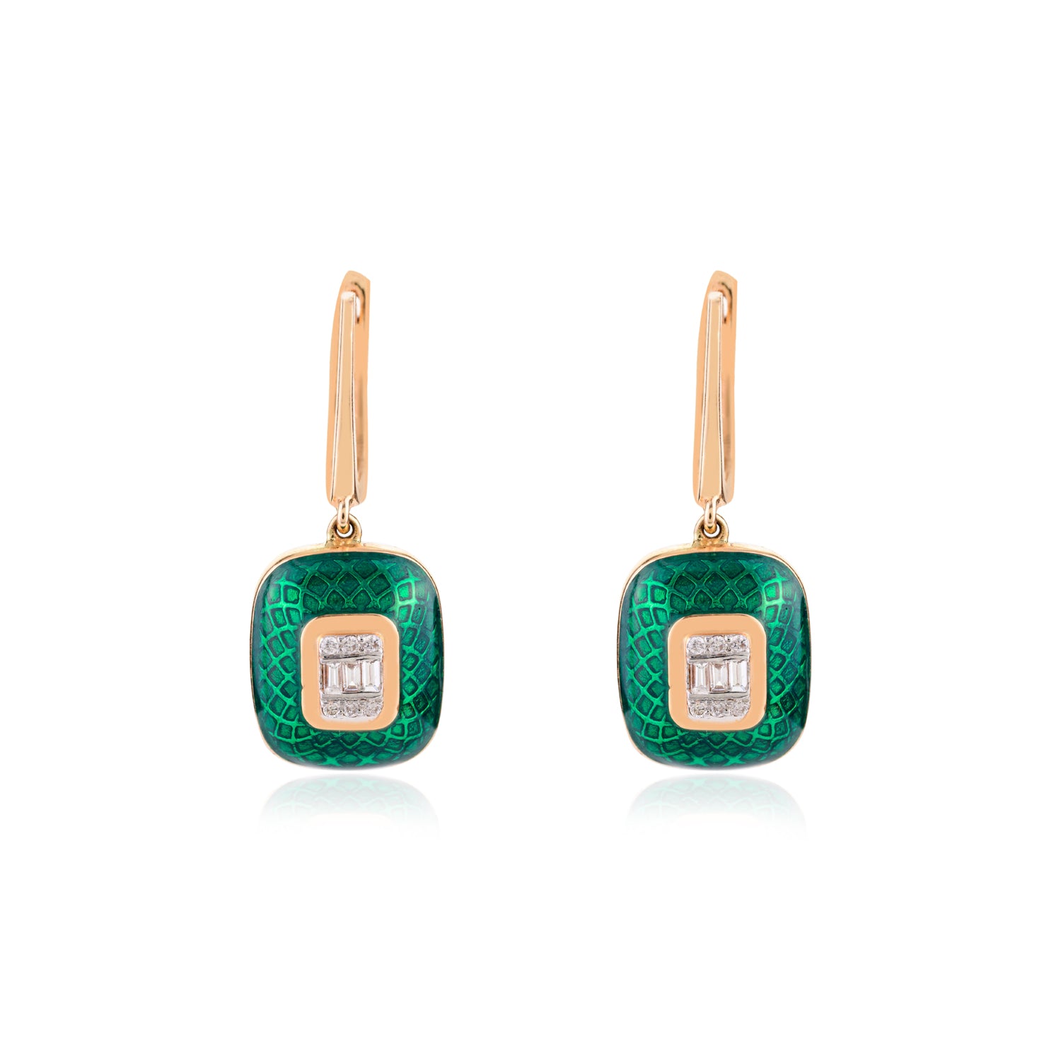 Emerald 18K Gold Earring