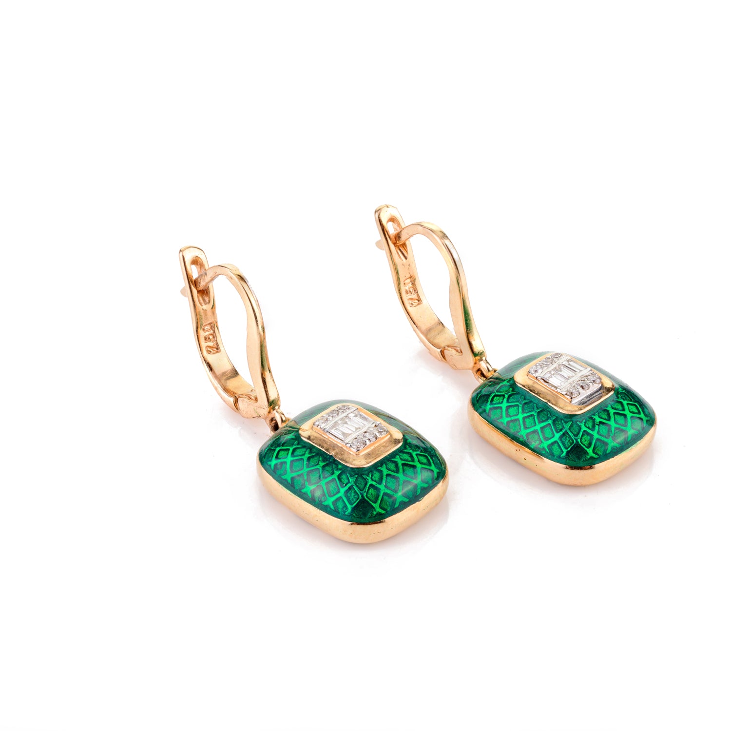 Emerald 18K Gold Earring