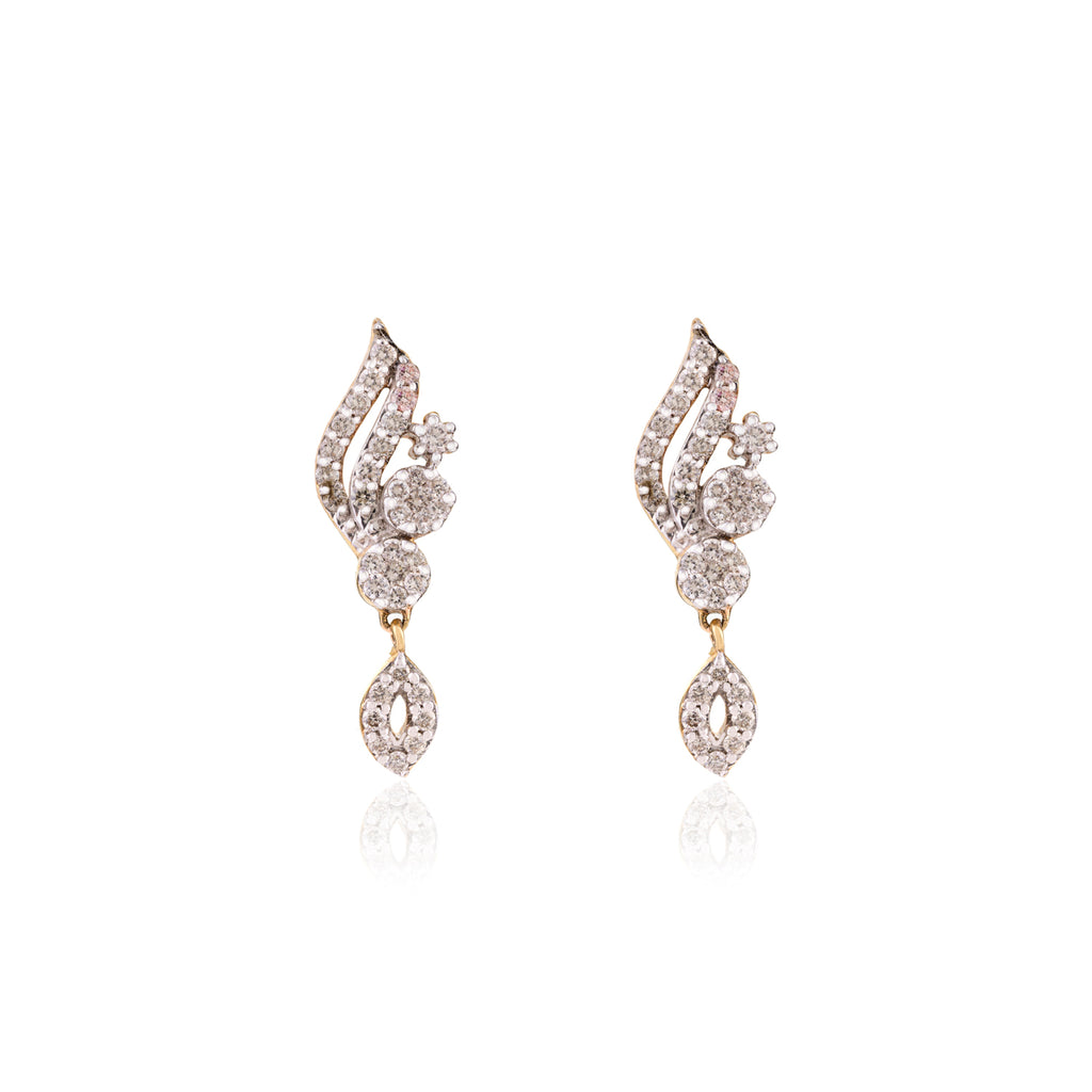 Diamond 18K Gold Earrings
