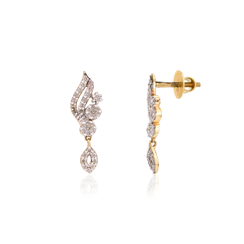 Diamond 18K Gold Earrings