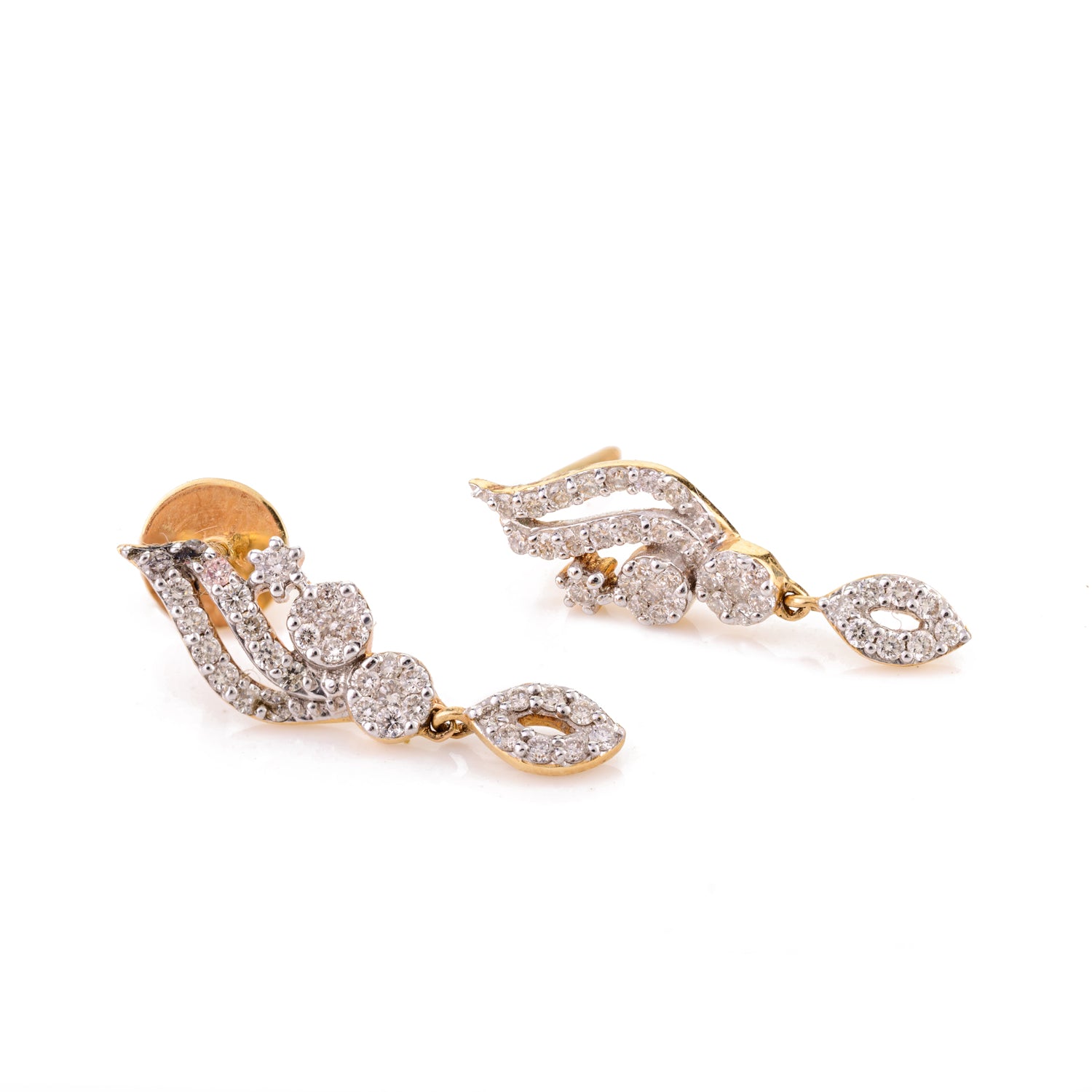Diamond 18K Gold Earrings