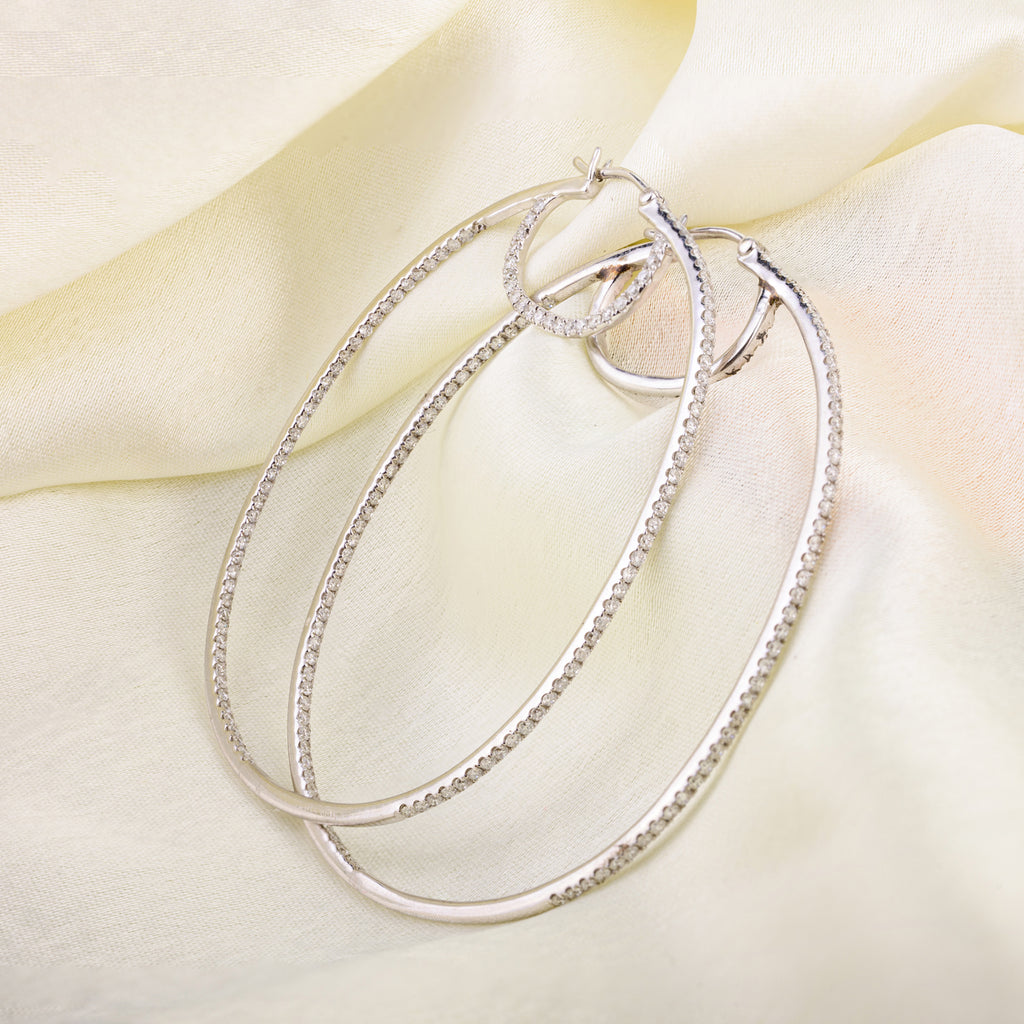 Diamond 18K Gold Earring