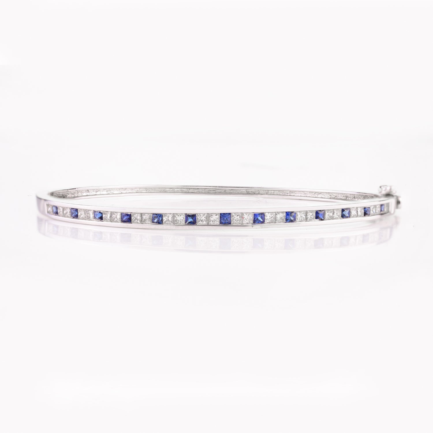 Diamond Sapphire Bangle / Bracelet