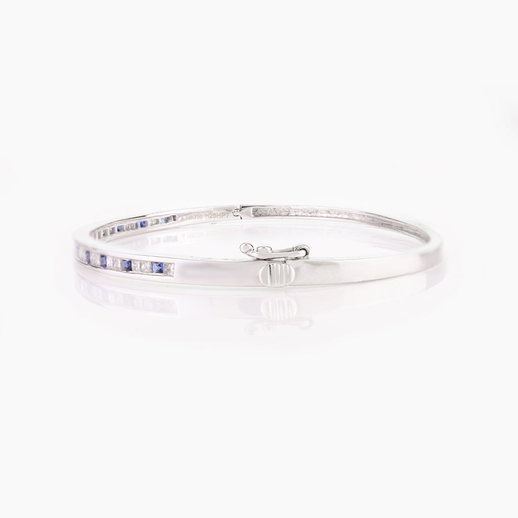 Diamond Sapphire Bangle / Bracelet