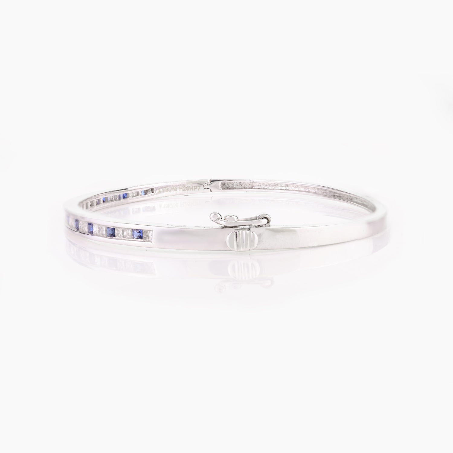 Diamond Sapphire Bangle / Bracelet