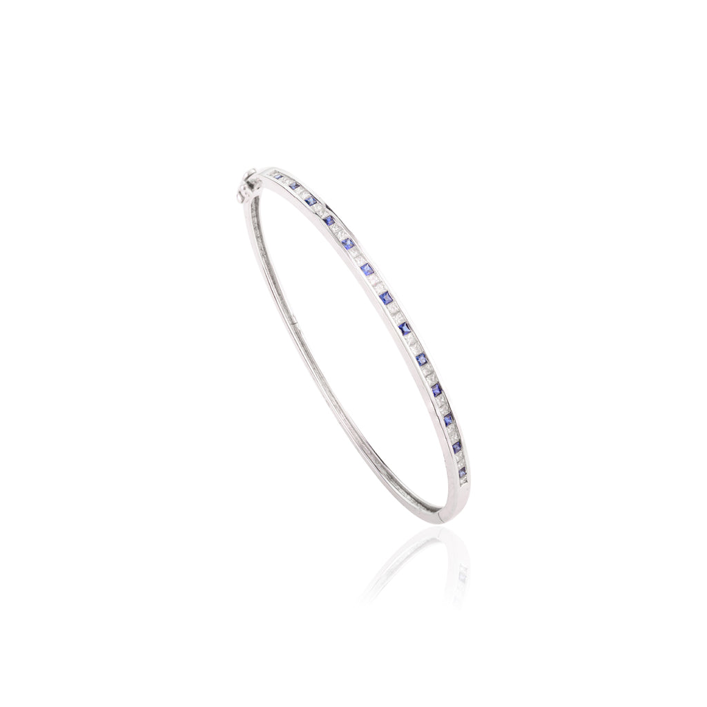 Diamond Sapphire Bangle / Bracelet