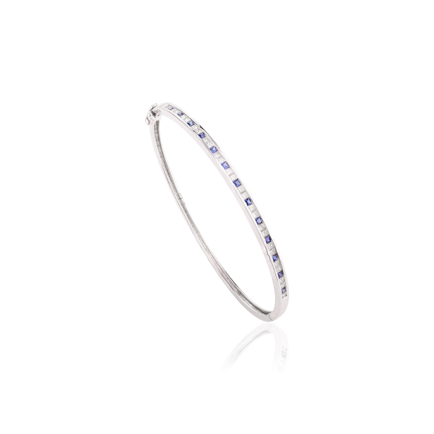 Diamond Sapphire Bangle / Bracelet
