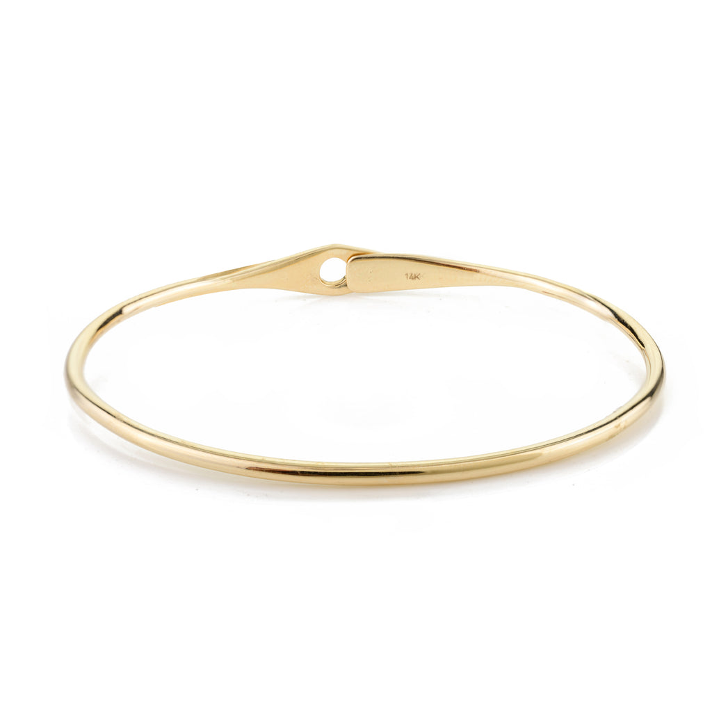 Emerald 18K Gold Bangle