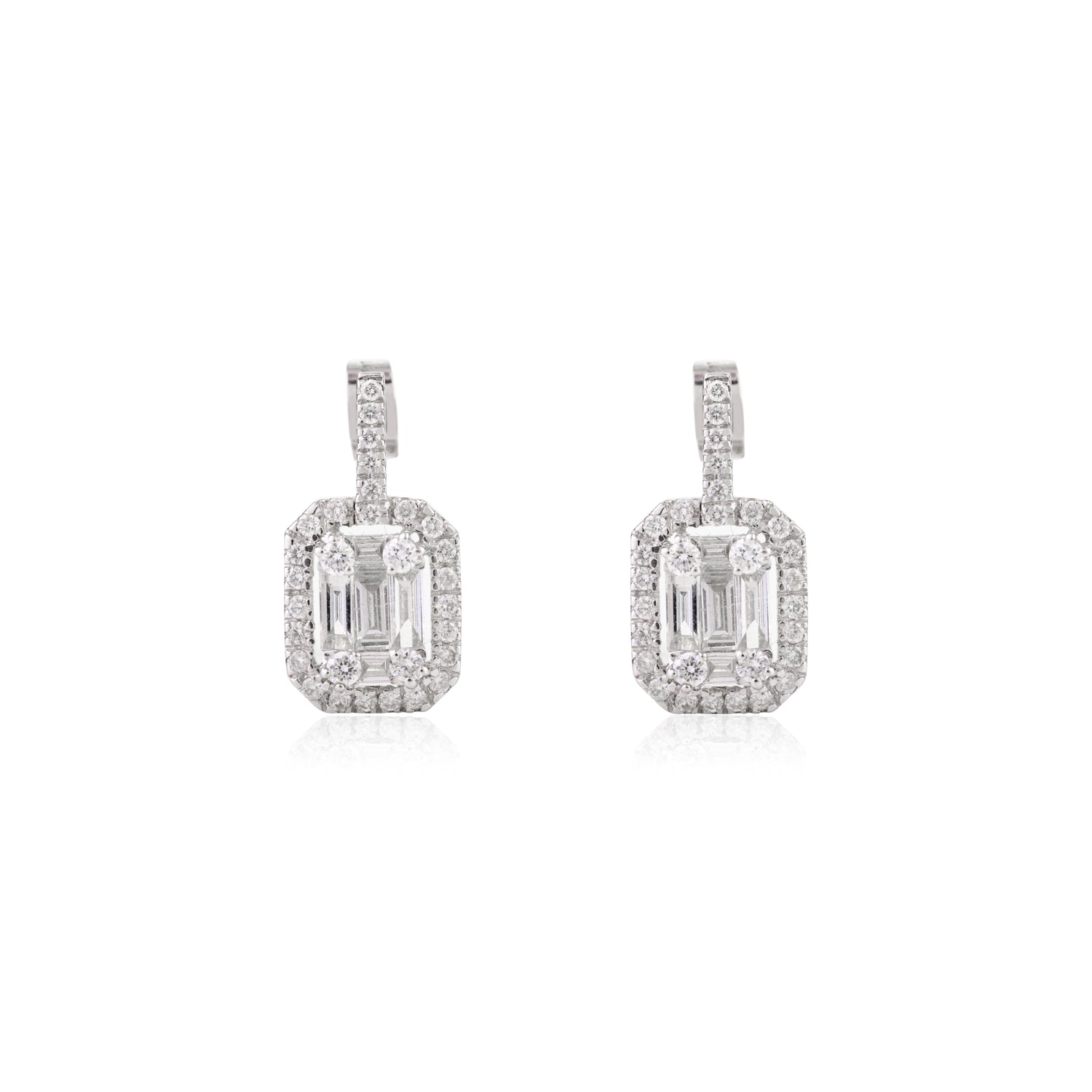 Diamond 18K Gold Earring