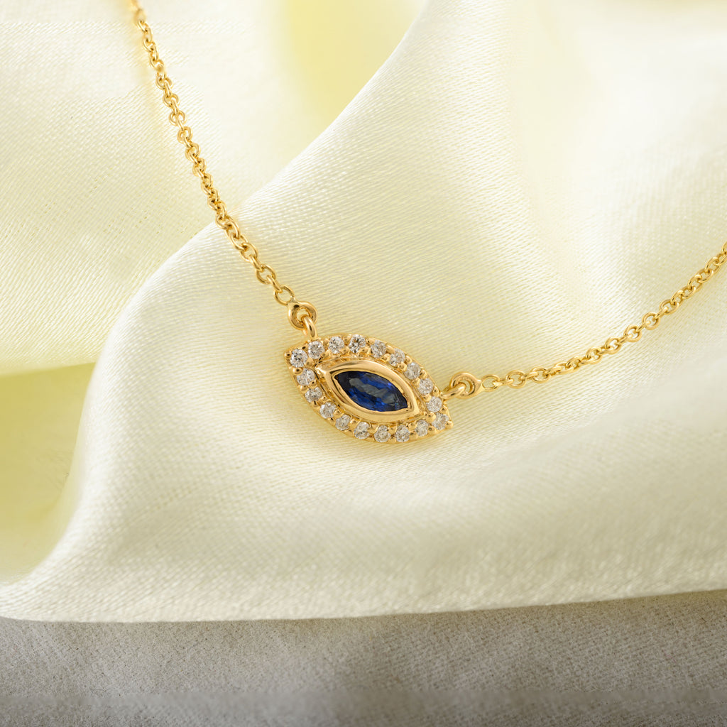 Emerald Diamond Gold Pendant