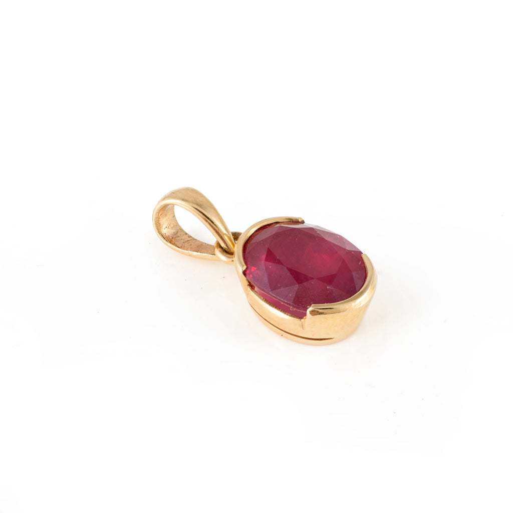 Ruby Gold Pendant