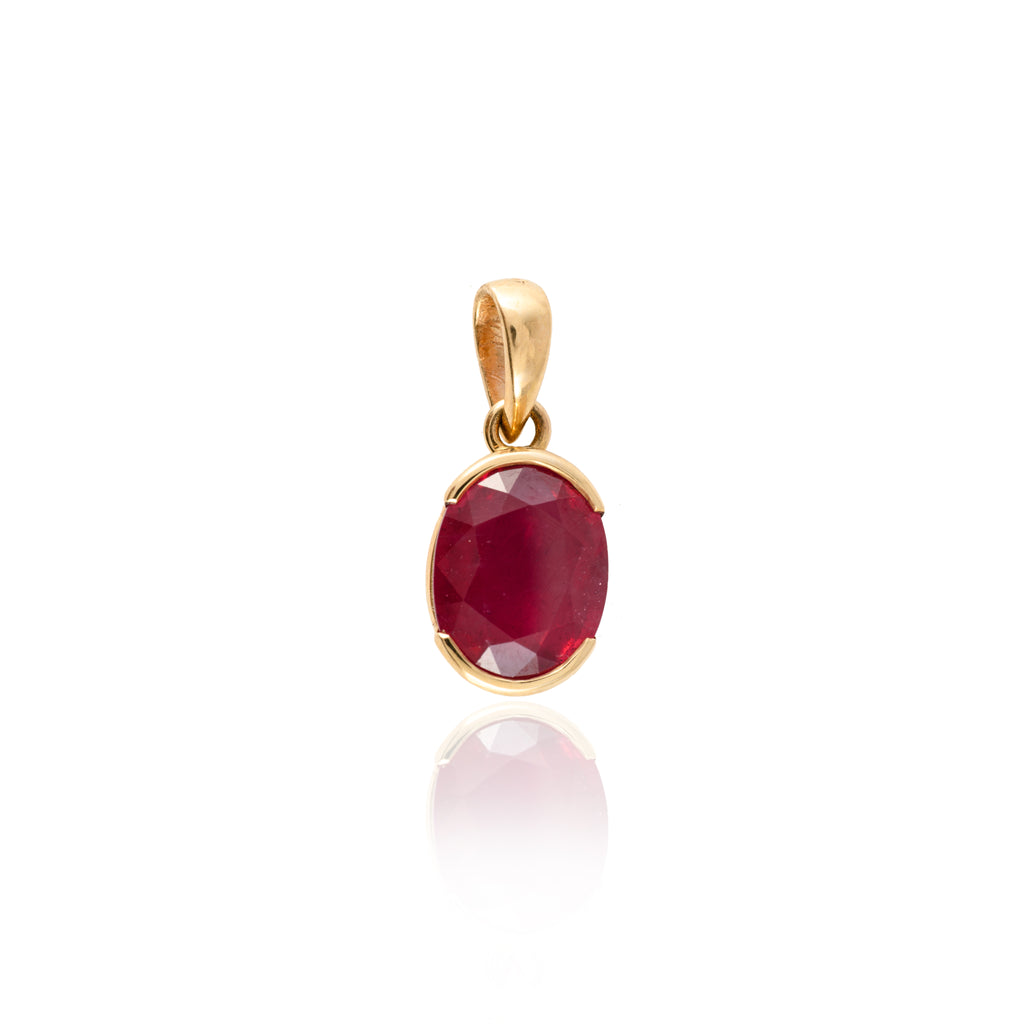 Ruby Gold Pendant