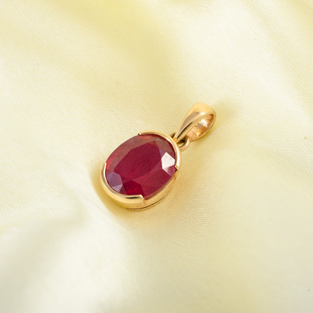 Ruby Gold Pendant