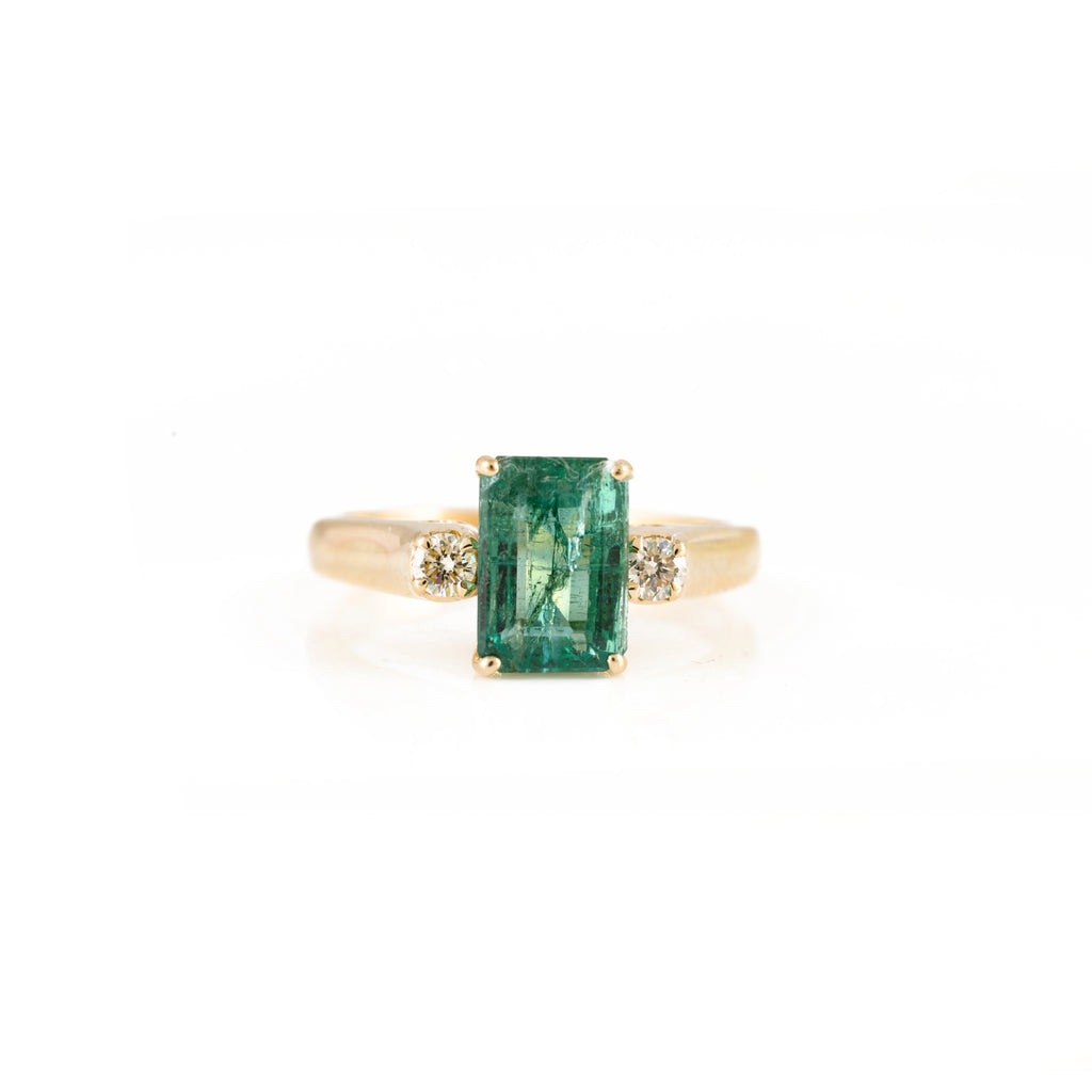 Emerald Diamond Ring