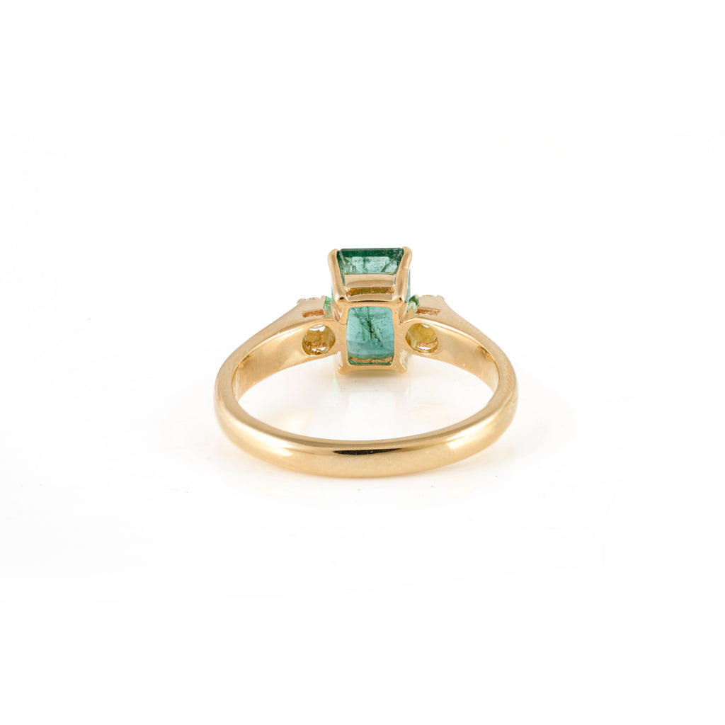 Emerald Diamond Ring