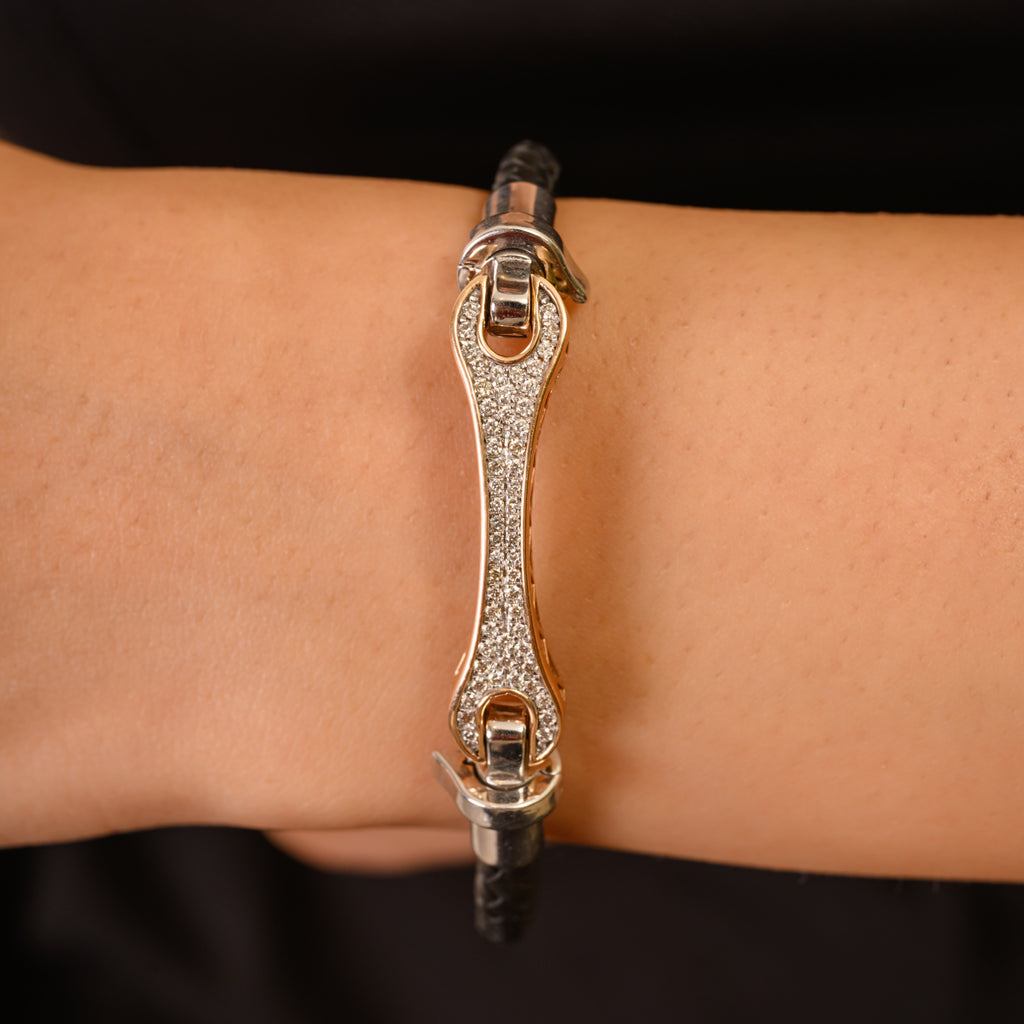 Diamond 18K gold Designer Bracelet