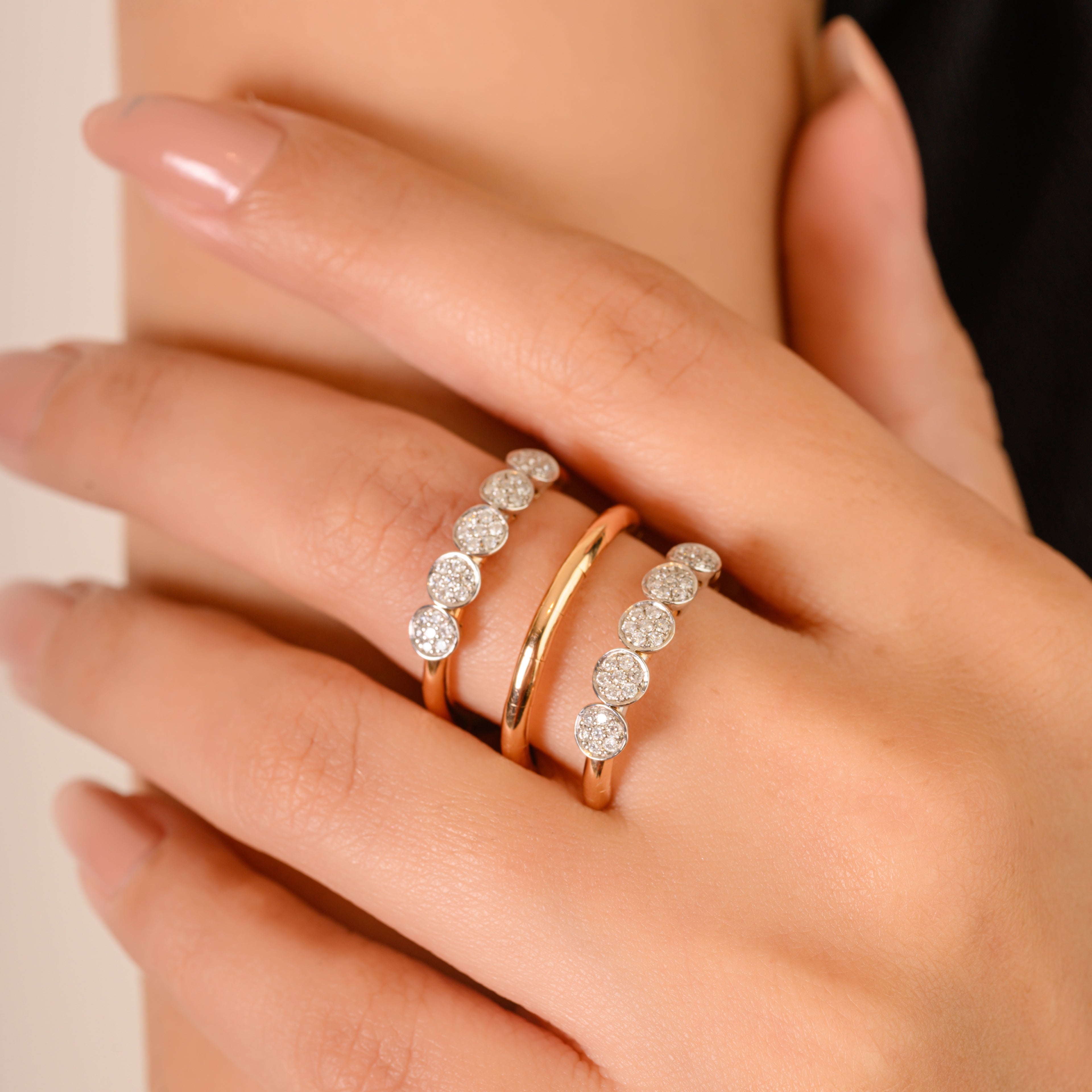 Designer 18K Diamond Gold Ring