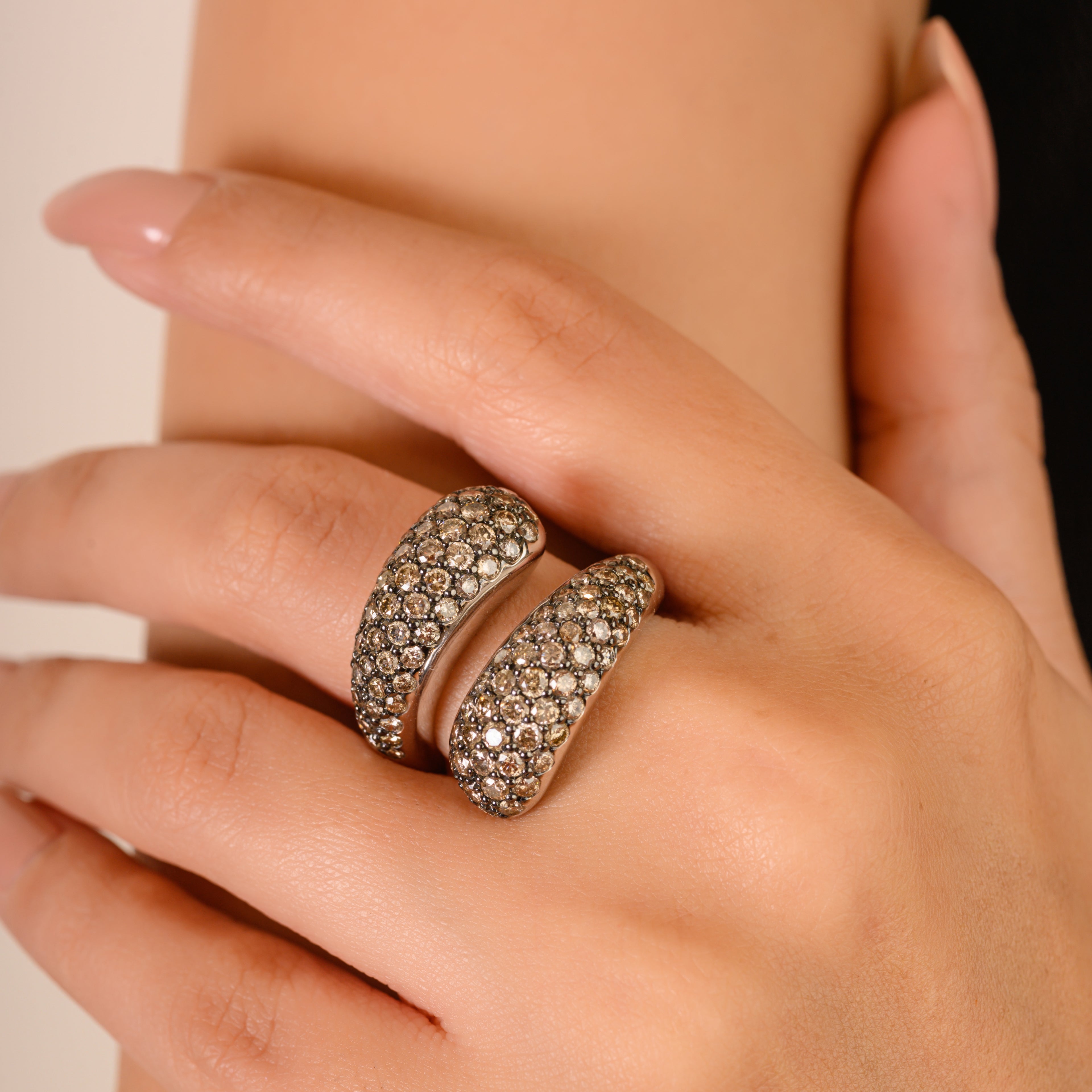 Designer 18K Diamond Gold Ring