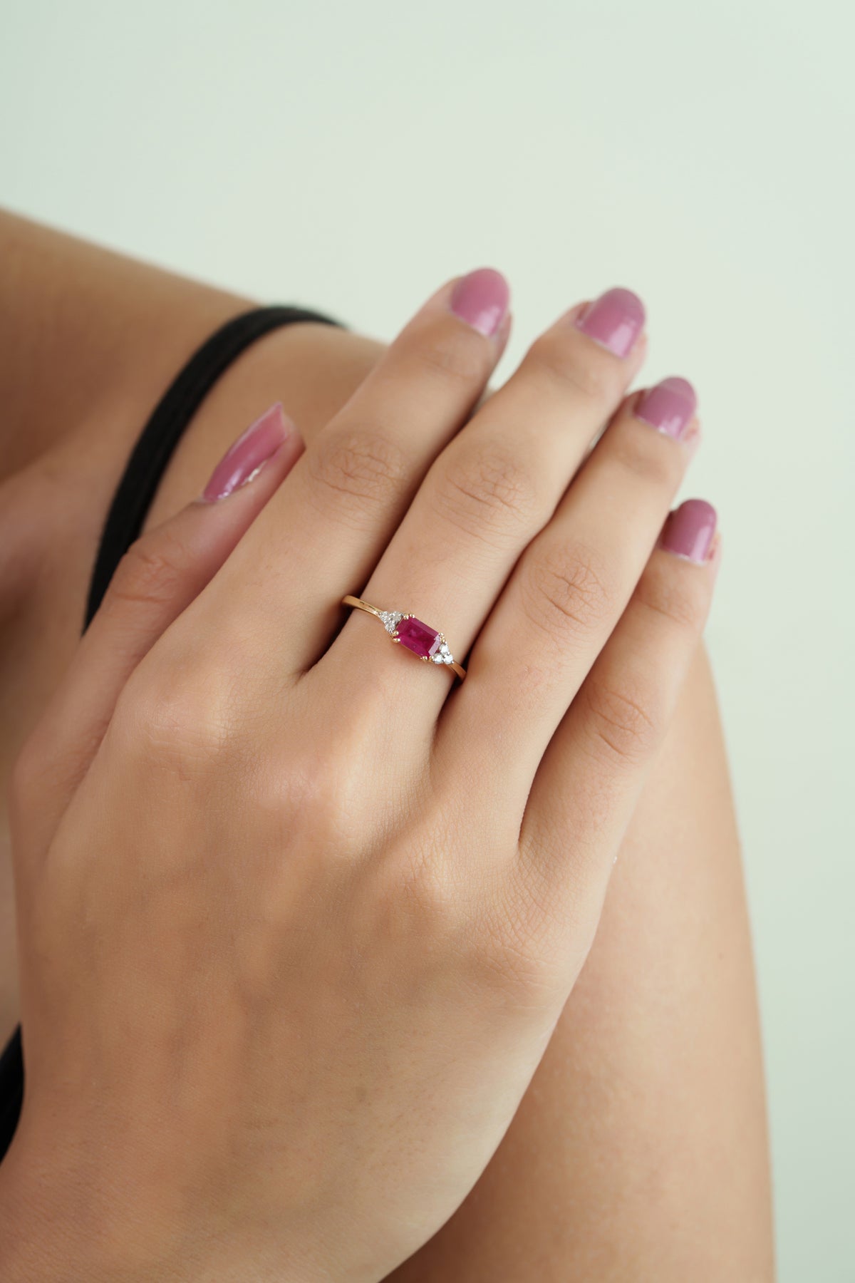 Ruby Diamond Ring