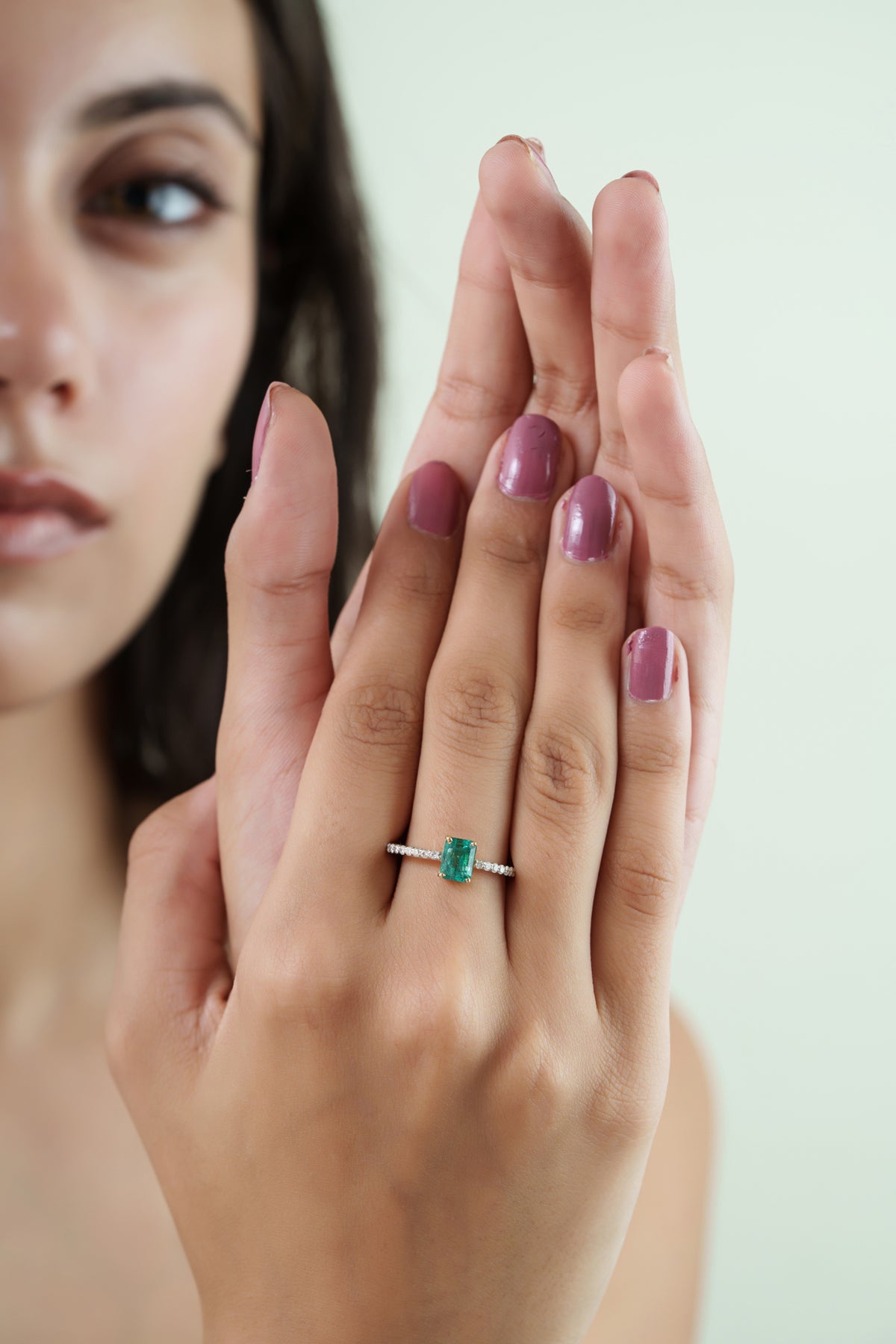 Emerald Diamond Ring