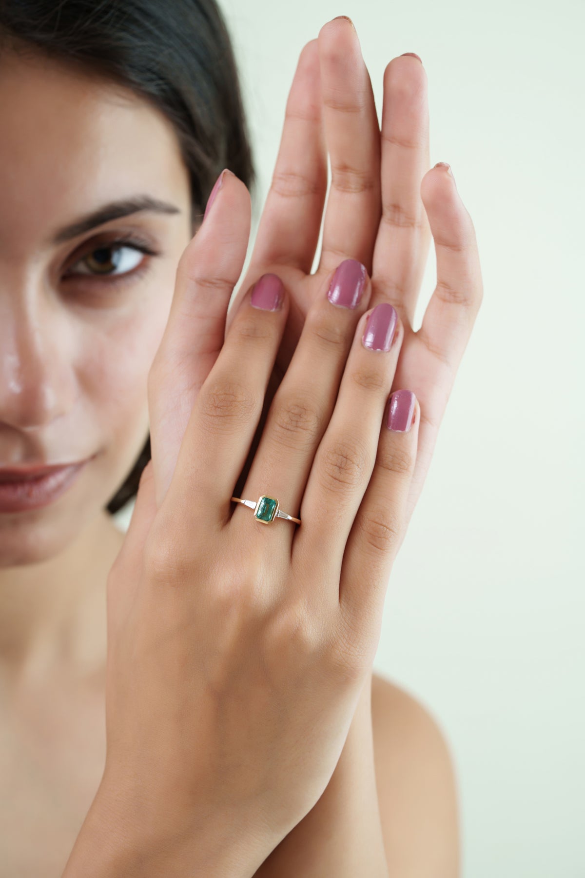 Emerald & Diamond Ring