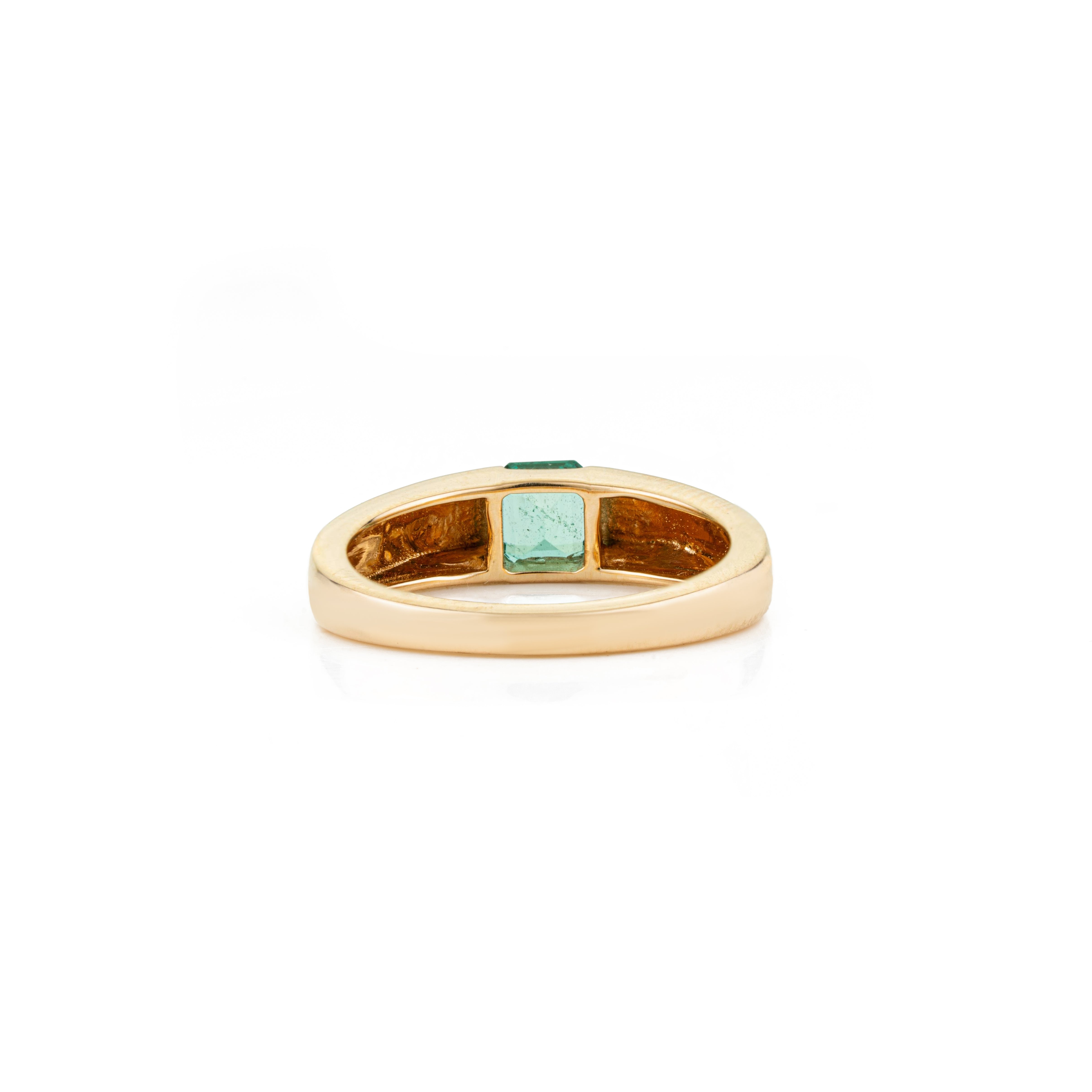 Emerald Signet Ring