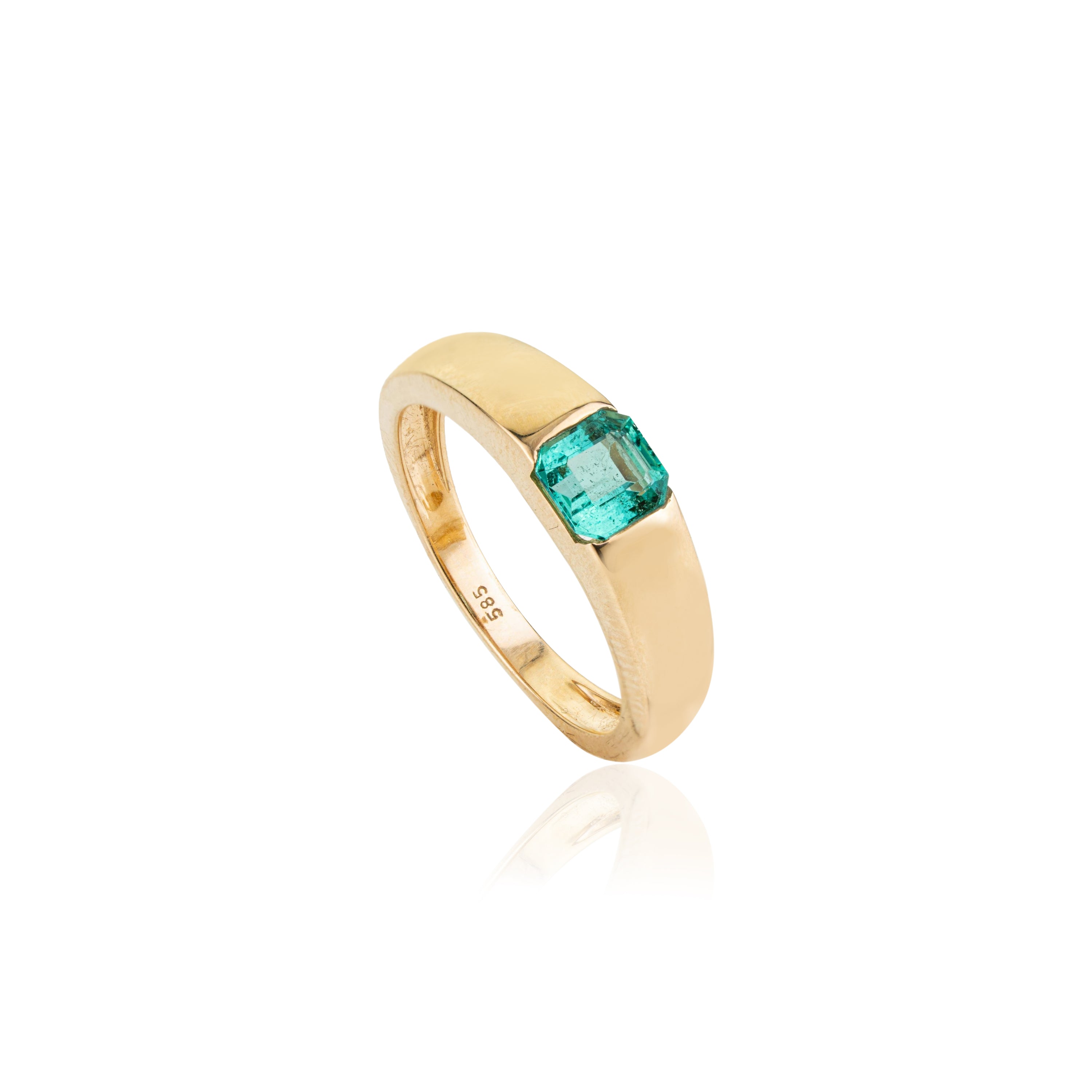 Emerald Signet Ring
